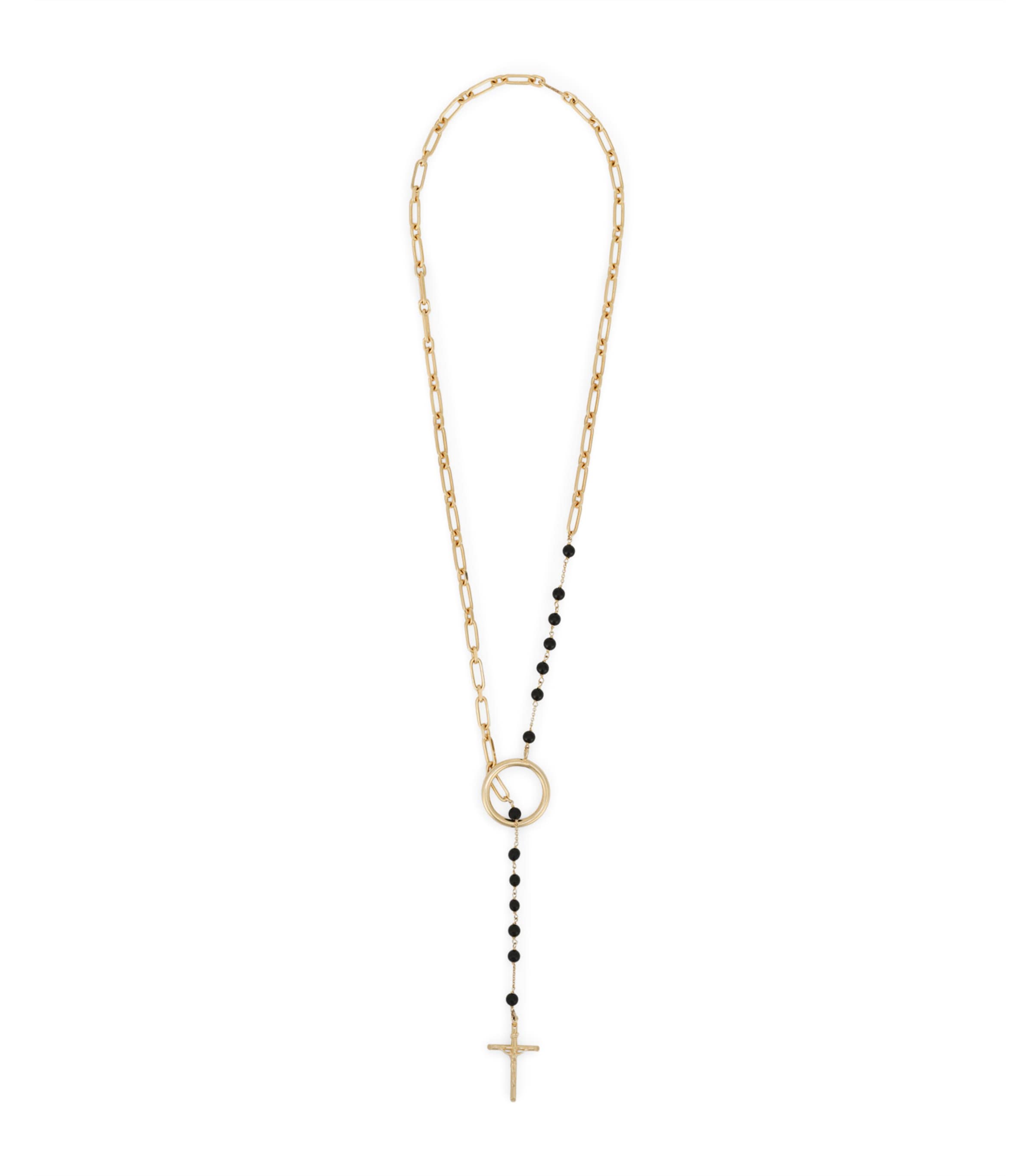 Dolce & Gabbana Beaded Rosary Necklace | Fashion Jewellery | Necklaces | Designers | Dolce & Gabbana