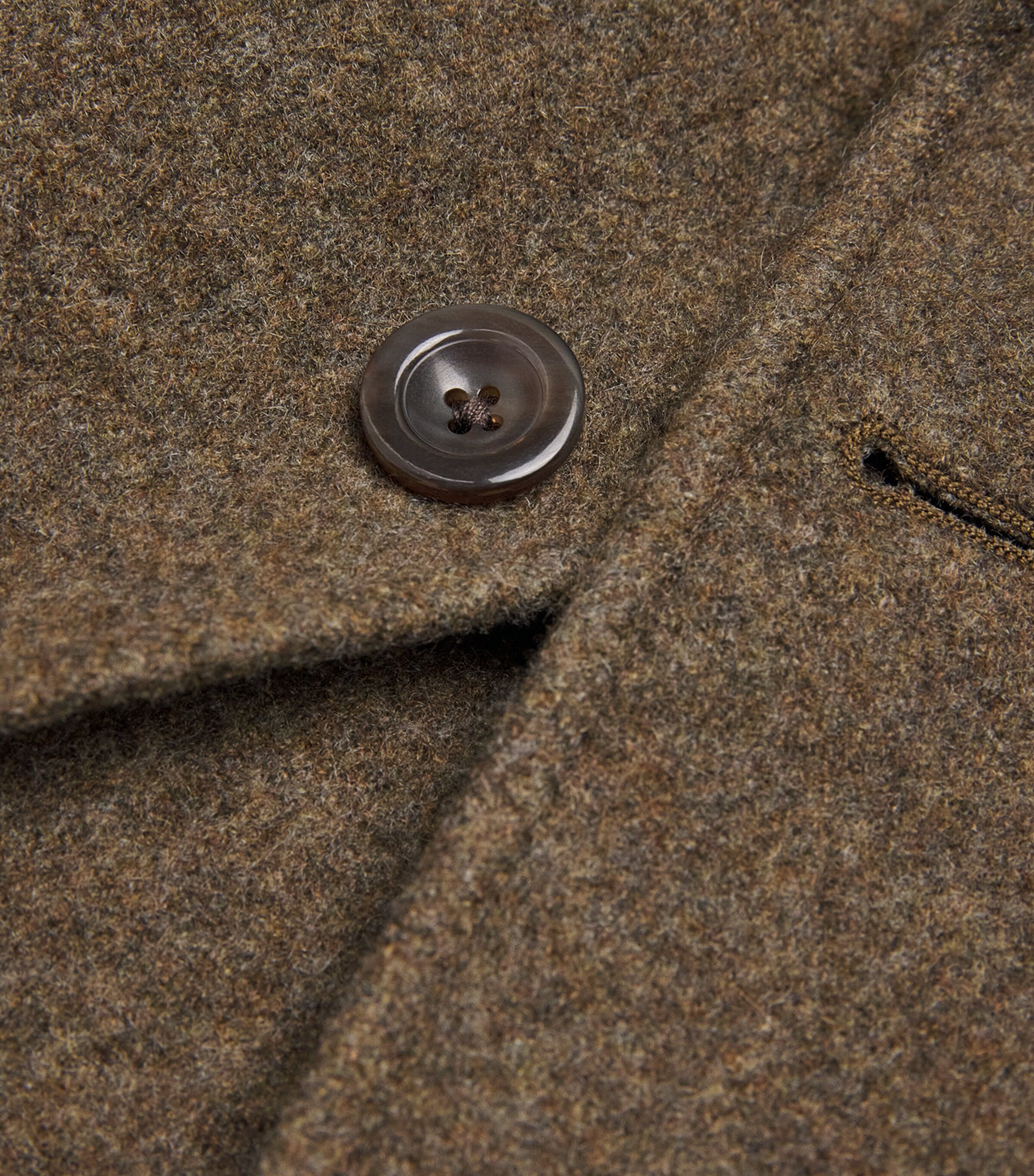 Ralph Lauren Purple Label Mens Cashmere-Wool Brushed Twill Blazer Inverness Loden Image 5