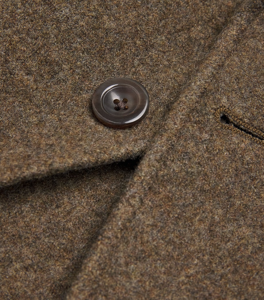 Cashmere-Wool Brushed Twill Blazer INVERNESS LODEN Image 5