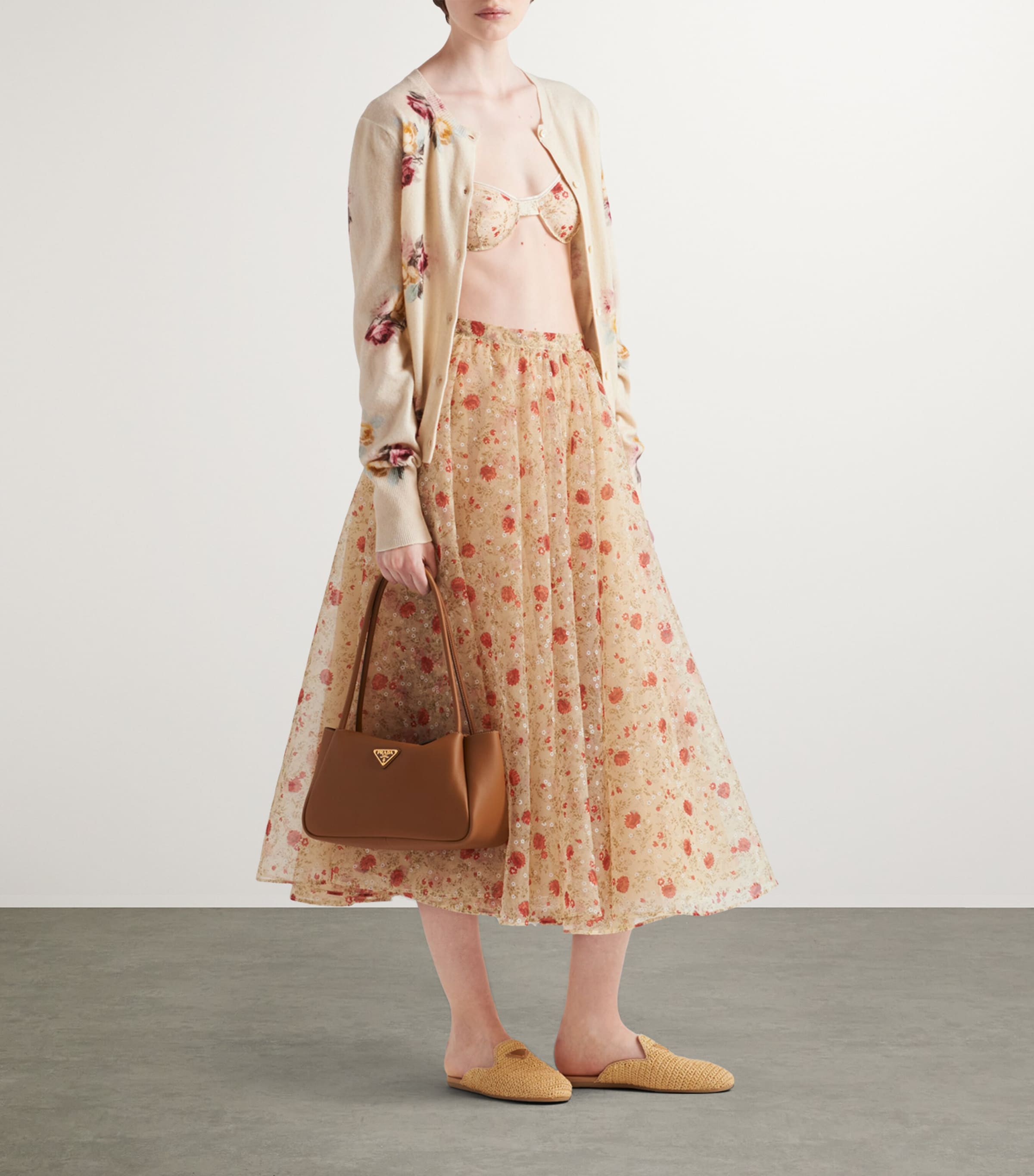 Poppy Print Bra F0011 Image 2