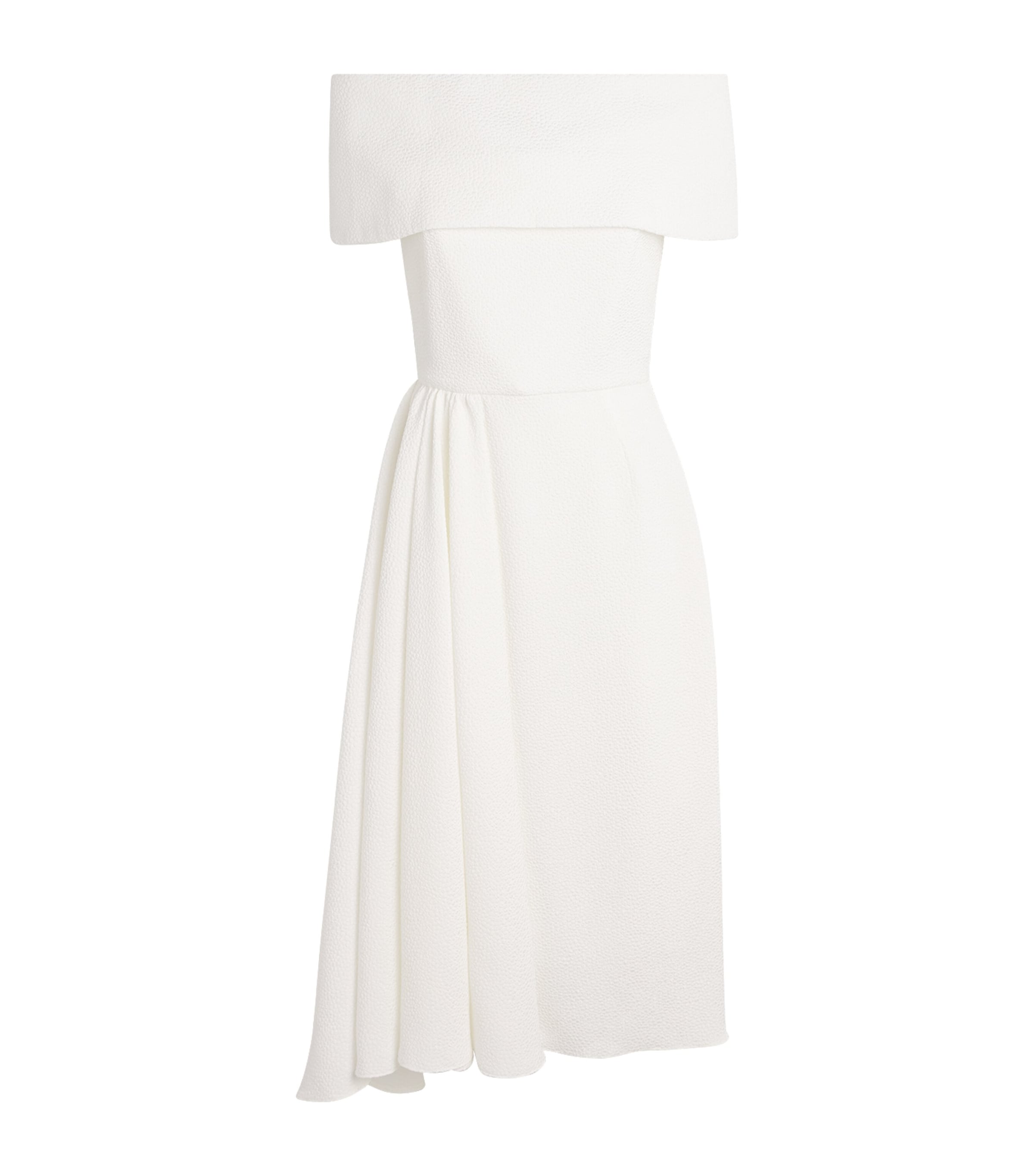 Textured Philomela Midi Dress IVO Image 1