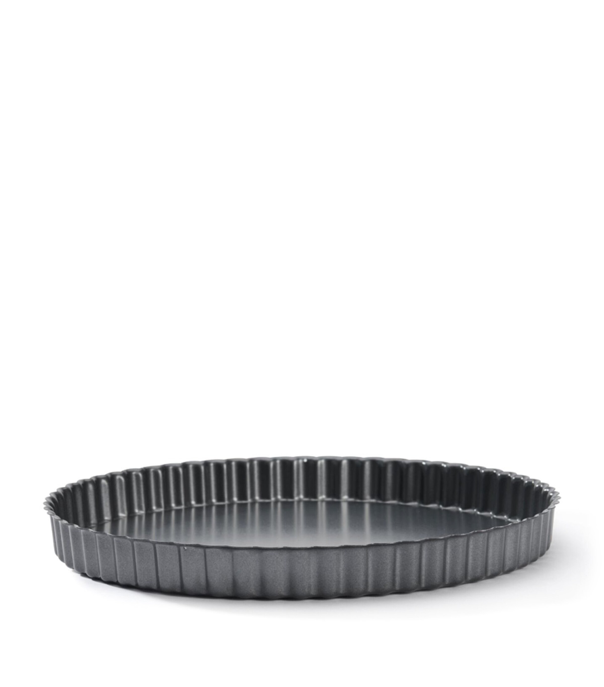 De Buyer Non-Stick Fluted Tart Mould (28cm) Grey Image 2