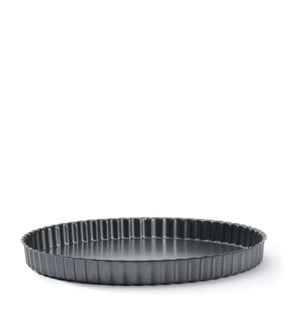 De Buyer Non-Stick Fluted Tart Mould (28cm) Grey Image 2