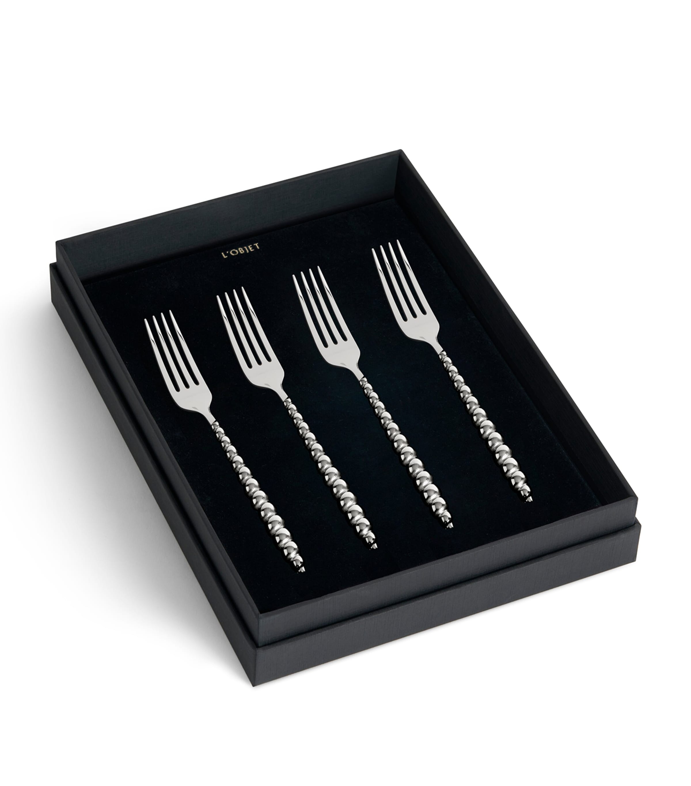L'Objet x Jessica McCormack Stainless Steel Luncheon Forks (Set of 4 ...