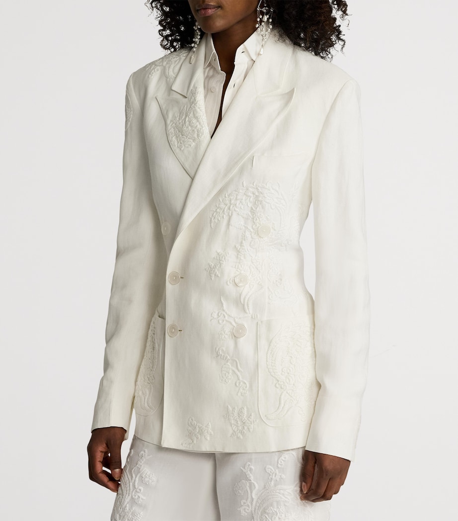 Embroidered Collen Jacket CREAM Image 7
