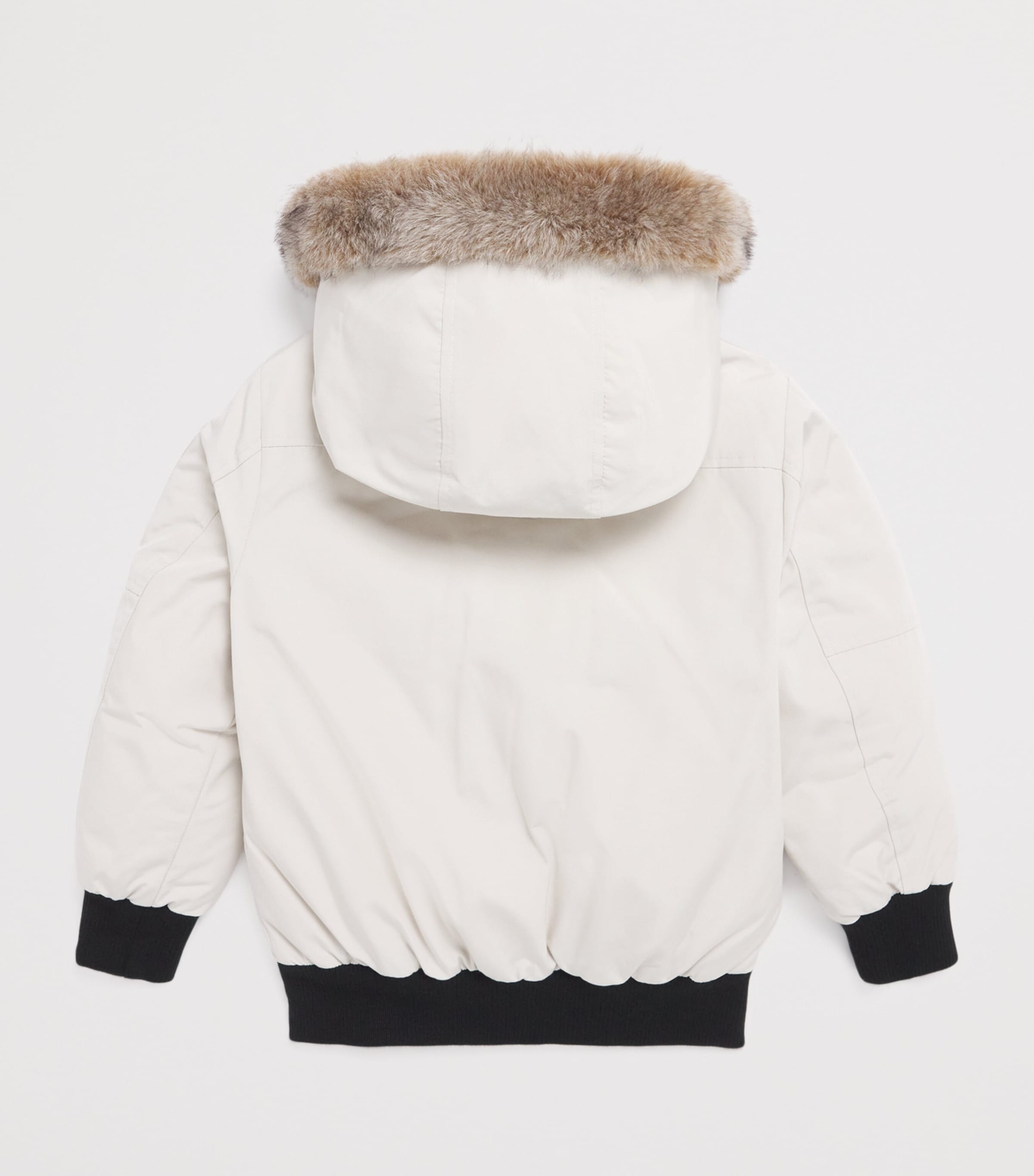 Water-Resistant Down-Filled Bomber Jacket (4-18 Years) 1723ALABASTER W/BRNZ Image 2