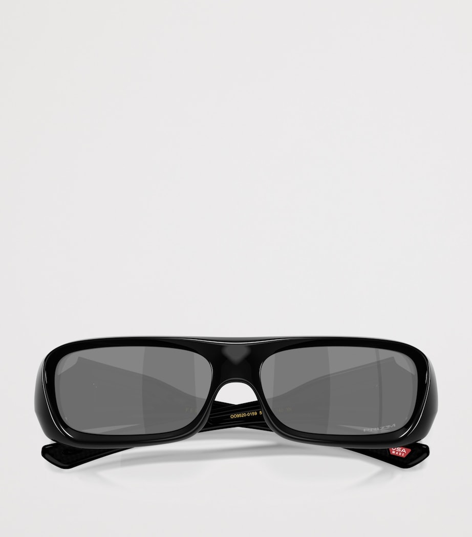 Oakley Permian Rectangle Sunglasses Black Image 6