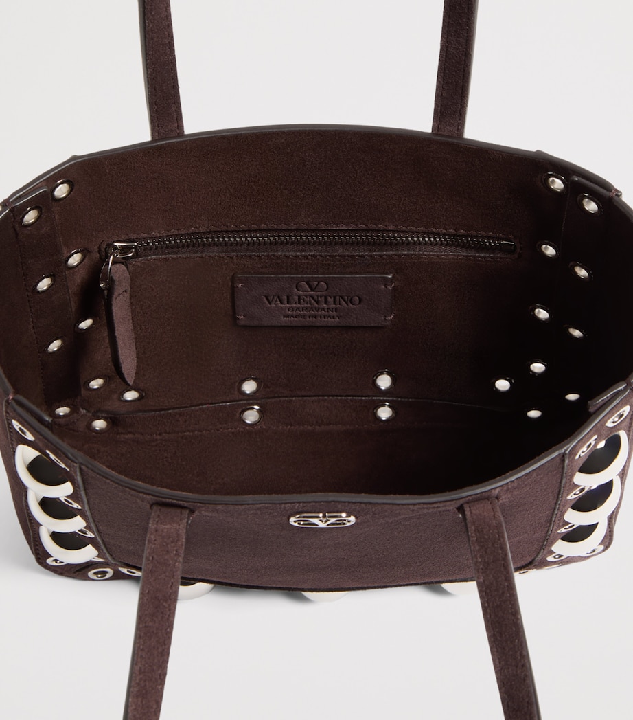 Mini Suede Nellcote Tote Bag 0TO Image 3