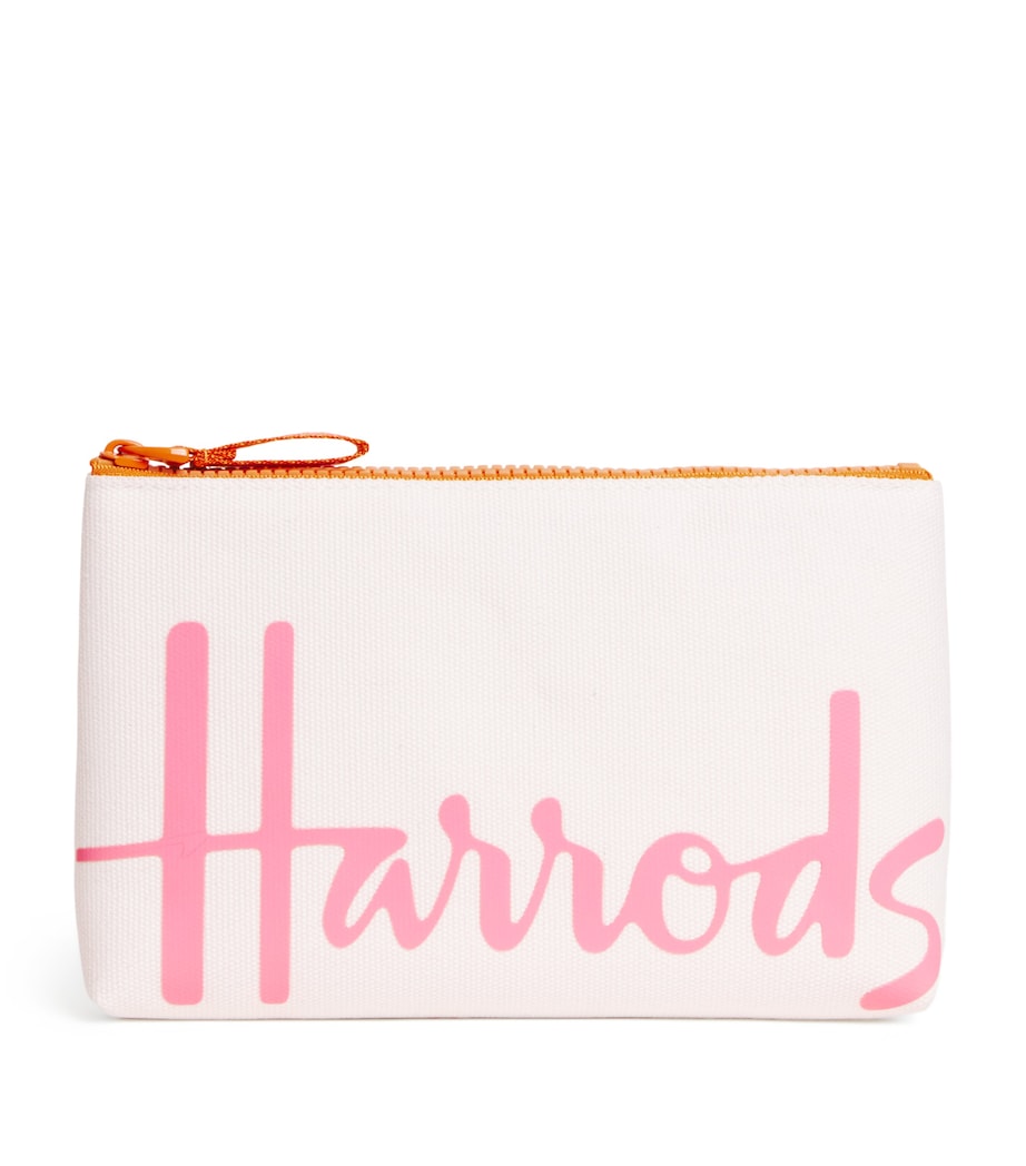 Small Cotton Logo Pouch PINK Image 1