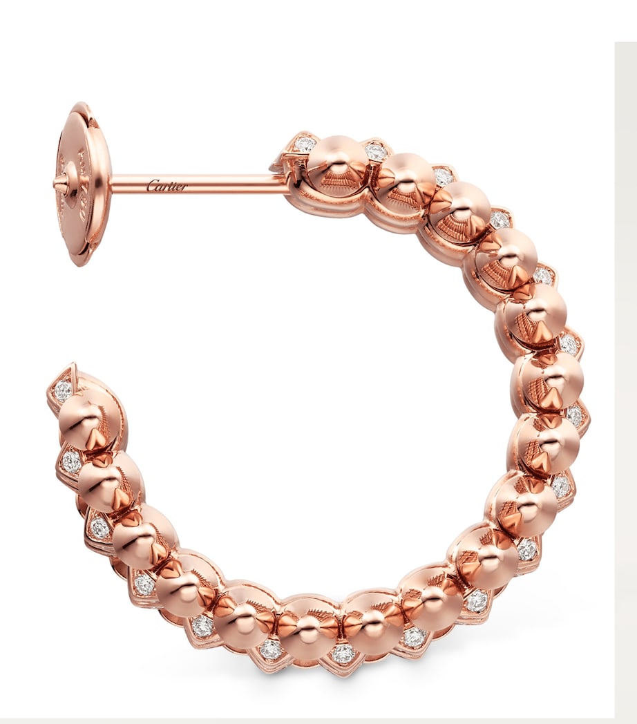Rose Gold and Diamond Clash de Cartier Earrings ROSE GOLD Image 5