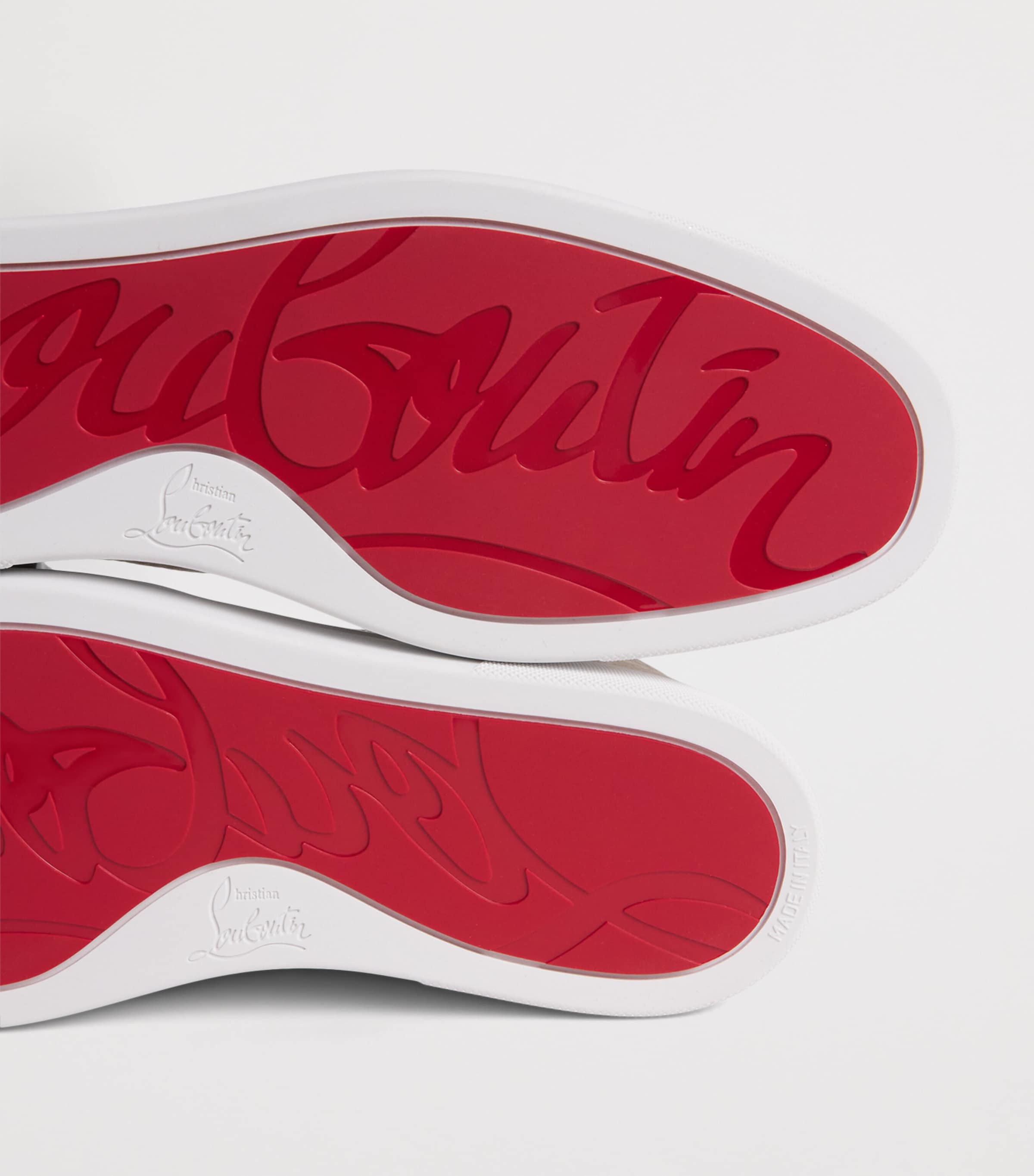 Christian Louboutin Retero Leather Low-Top Sneakers Image 6