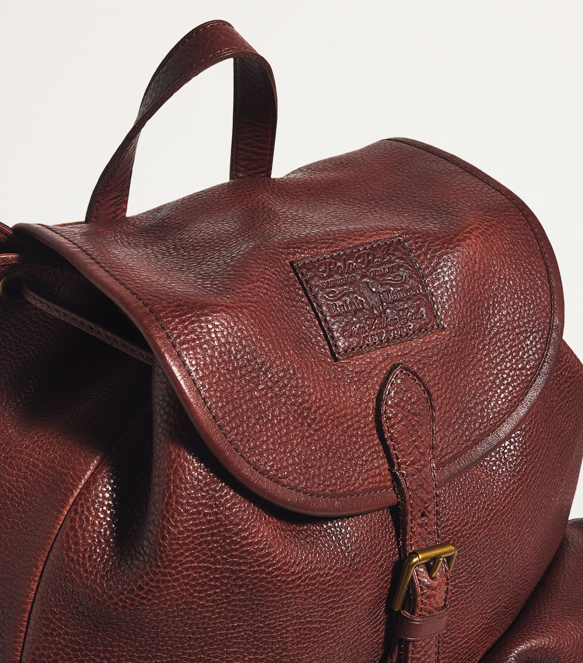 Polo Ralph Lauren Leather Heritage Backpack Harrods US