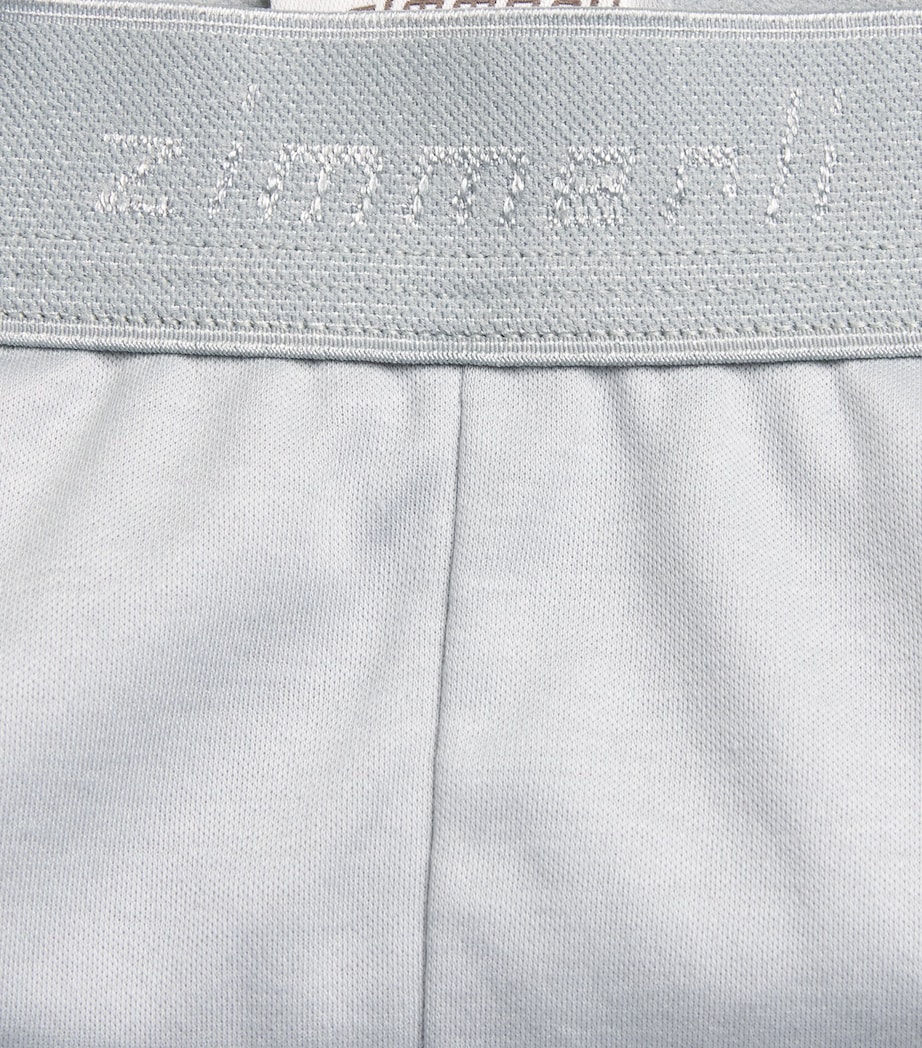 Zimmerli Mens Sea Island Cotton Briefs Grey Blue Image 5