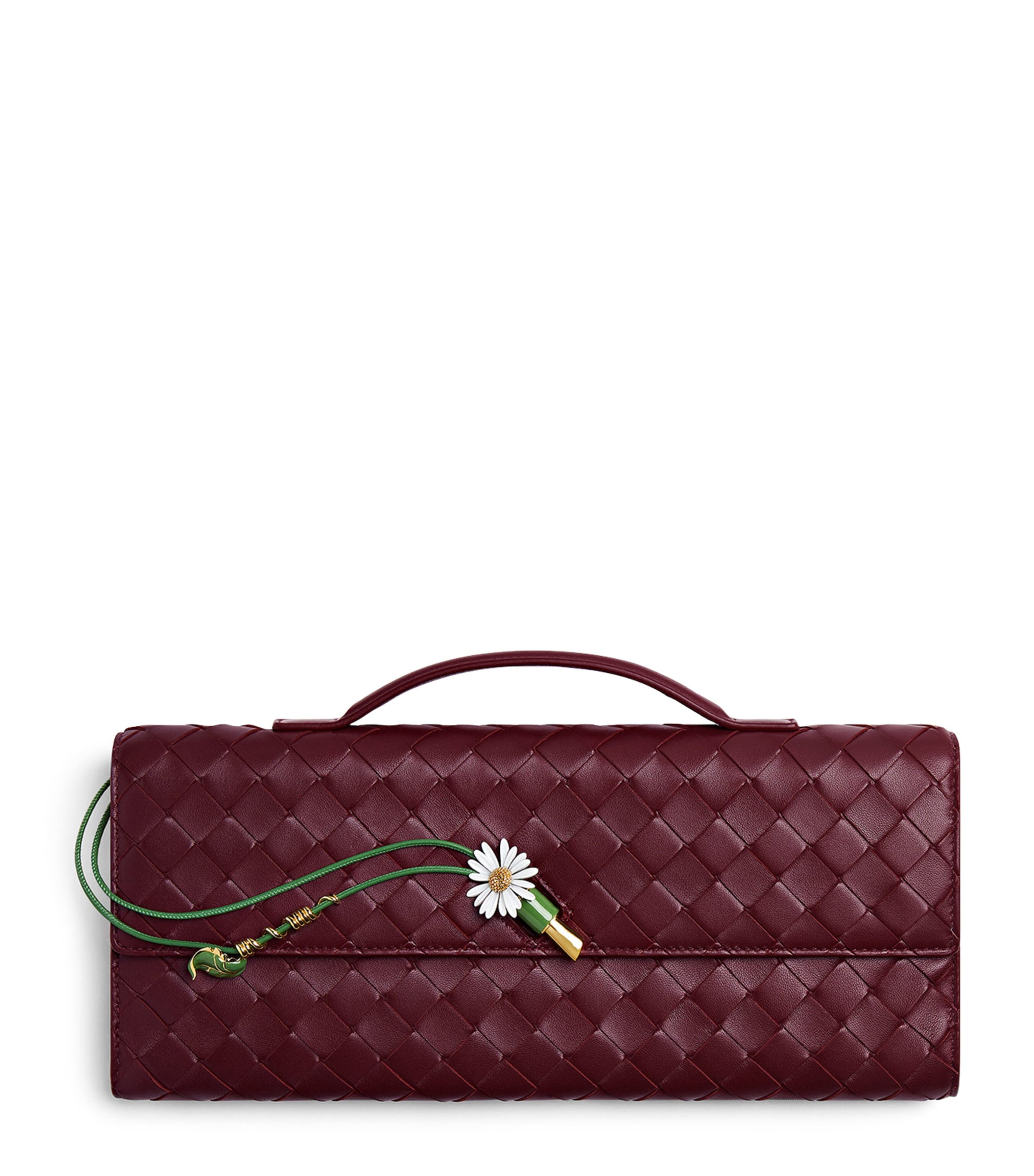 Bottega Veneta Exclusive Lambskin Daisy Andiamo Clutch Bag In Brown