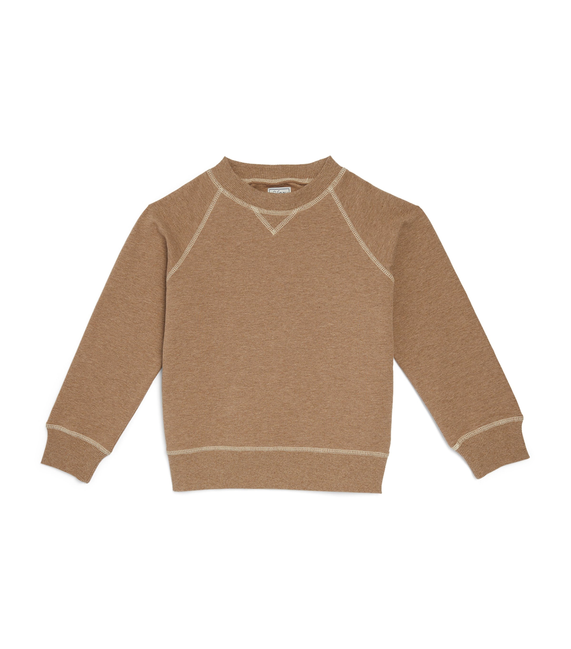 Shop J & Josh Organic Cotton-blend Sweatshirt In Brown