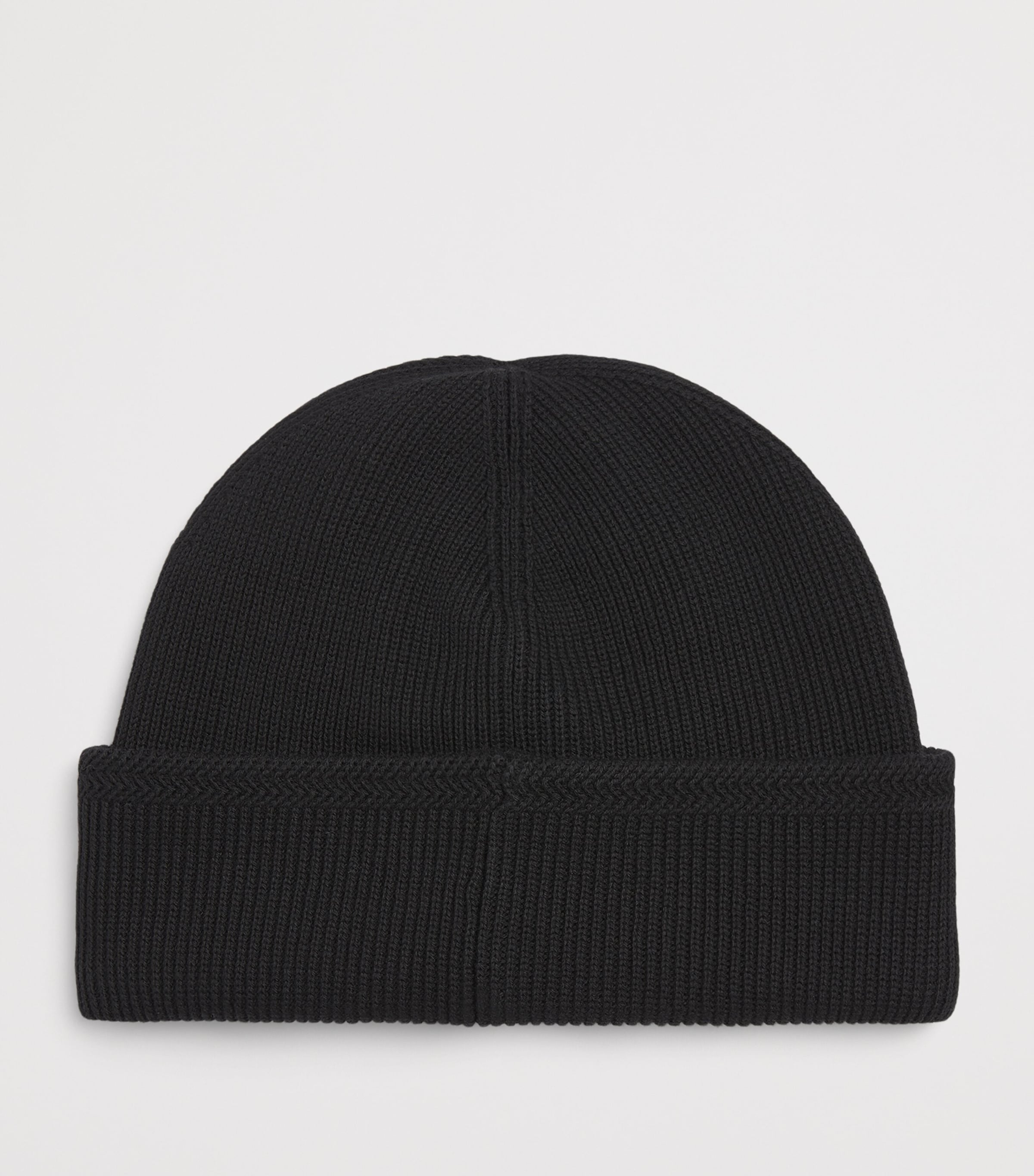 Stone Island Organic Cotton Logo Beanie Image 3