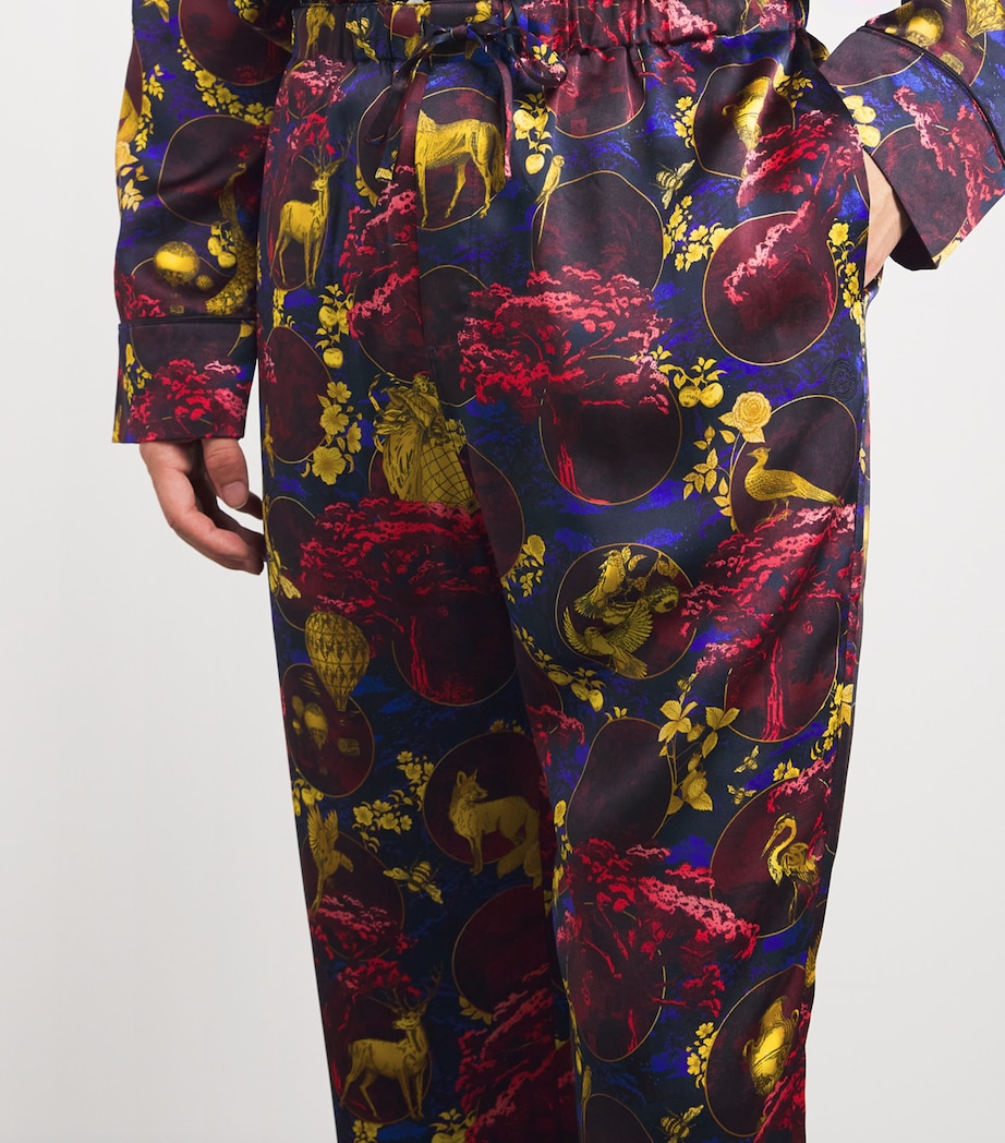 Silk Toile Pyjama Set MULTI Image 6