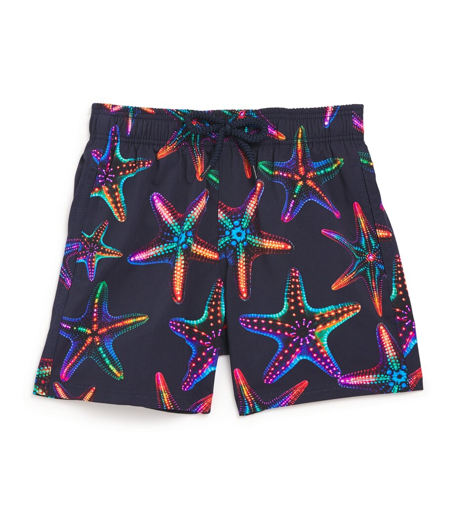 Vilebrequin Kids Starfish Print Swim Shorts (2-14 Years) Bleu Marine Image 1
