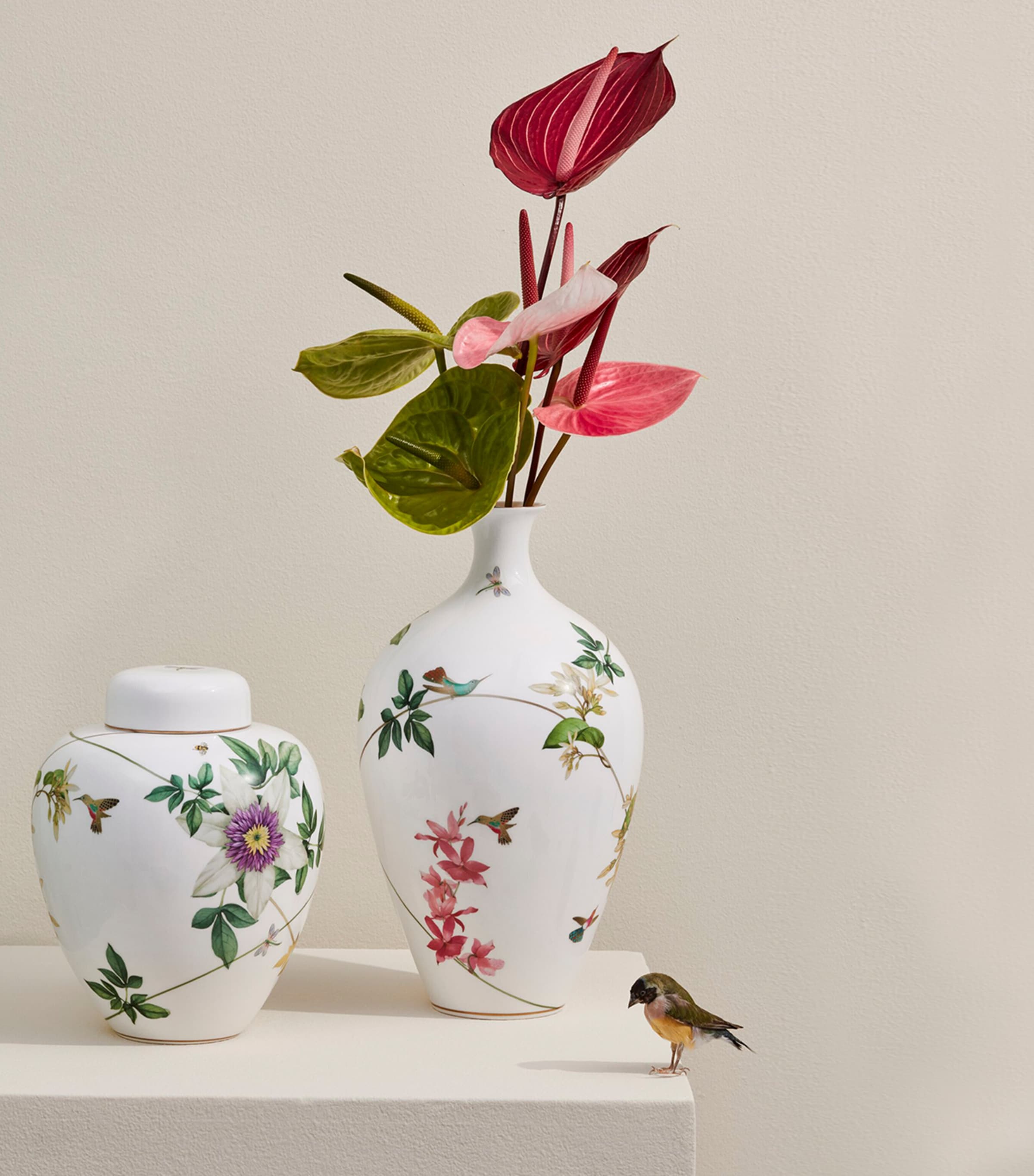 Hummingbird Lidded Vase (15cm) MULTI Image 3