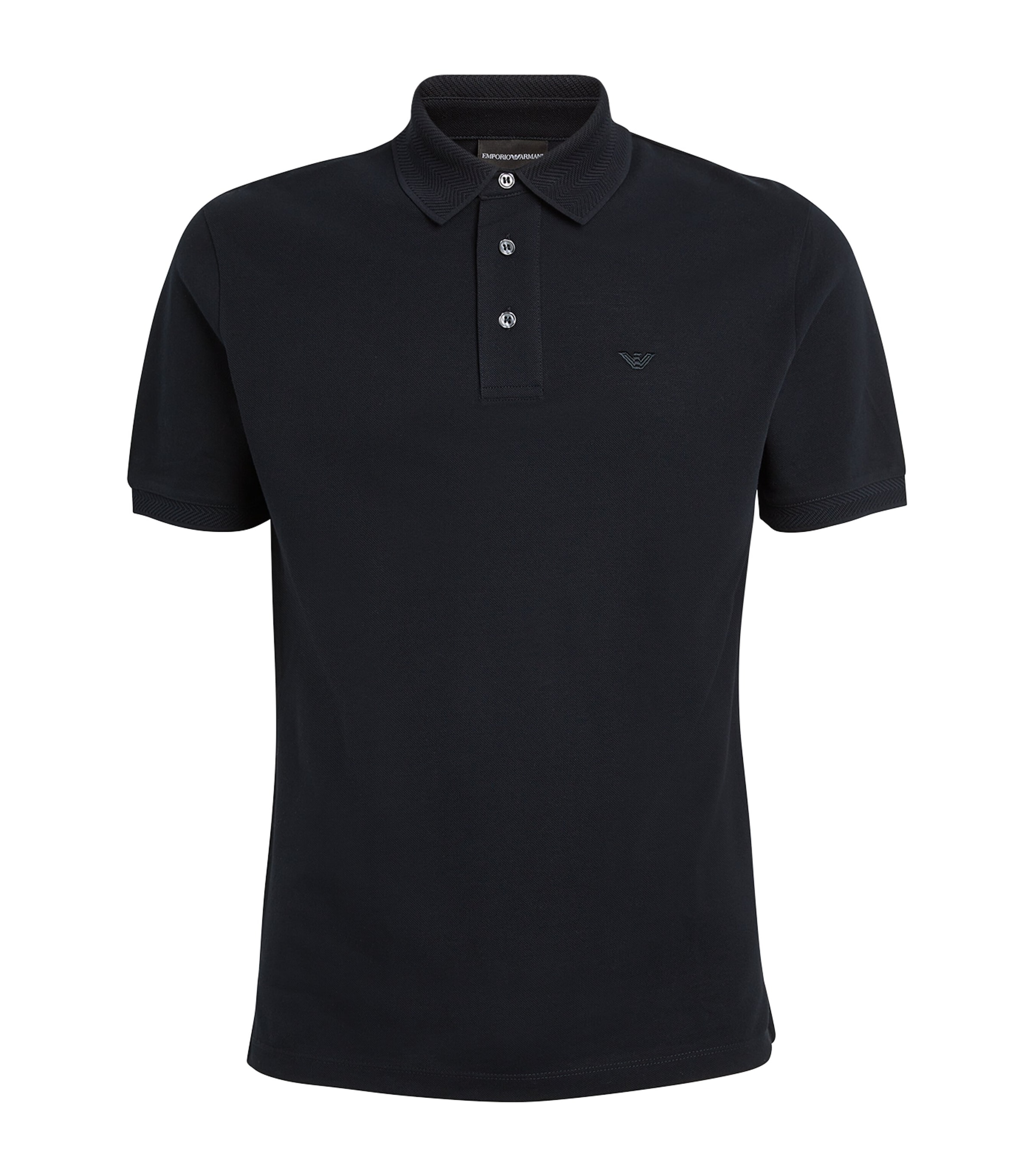 Emporio Armani Polo Blu Navy Basic In Blue