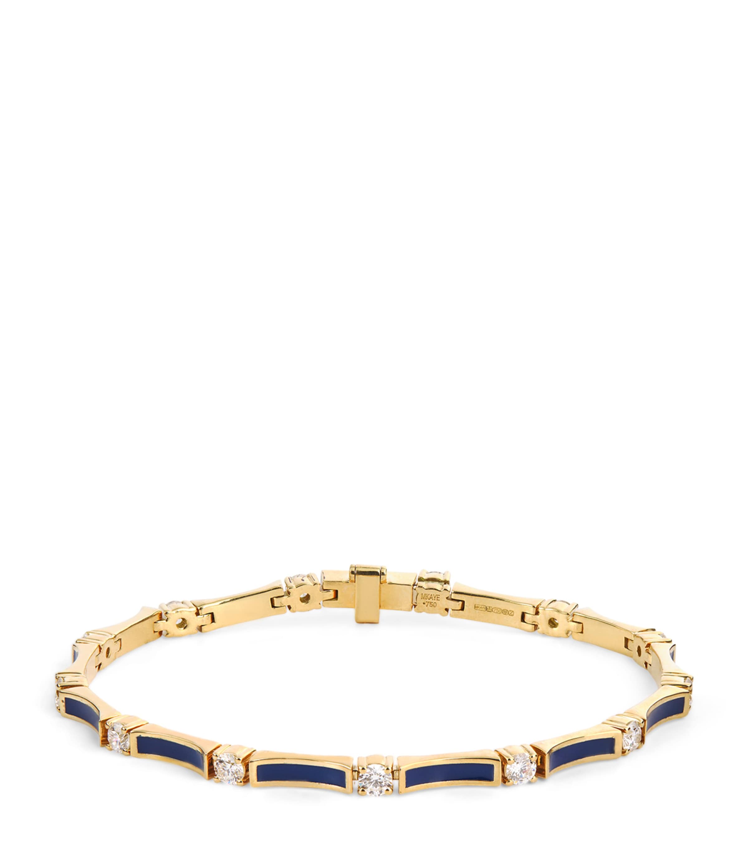 Melissa Kaye Yellow Gold And Diamond Honey Linked Bracelet