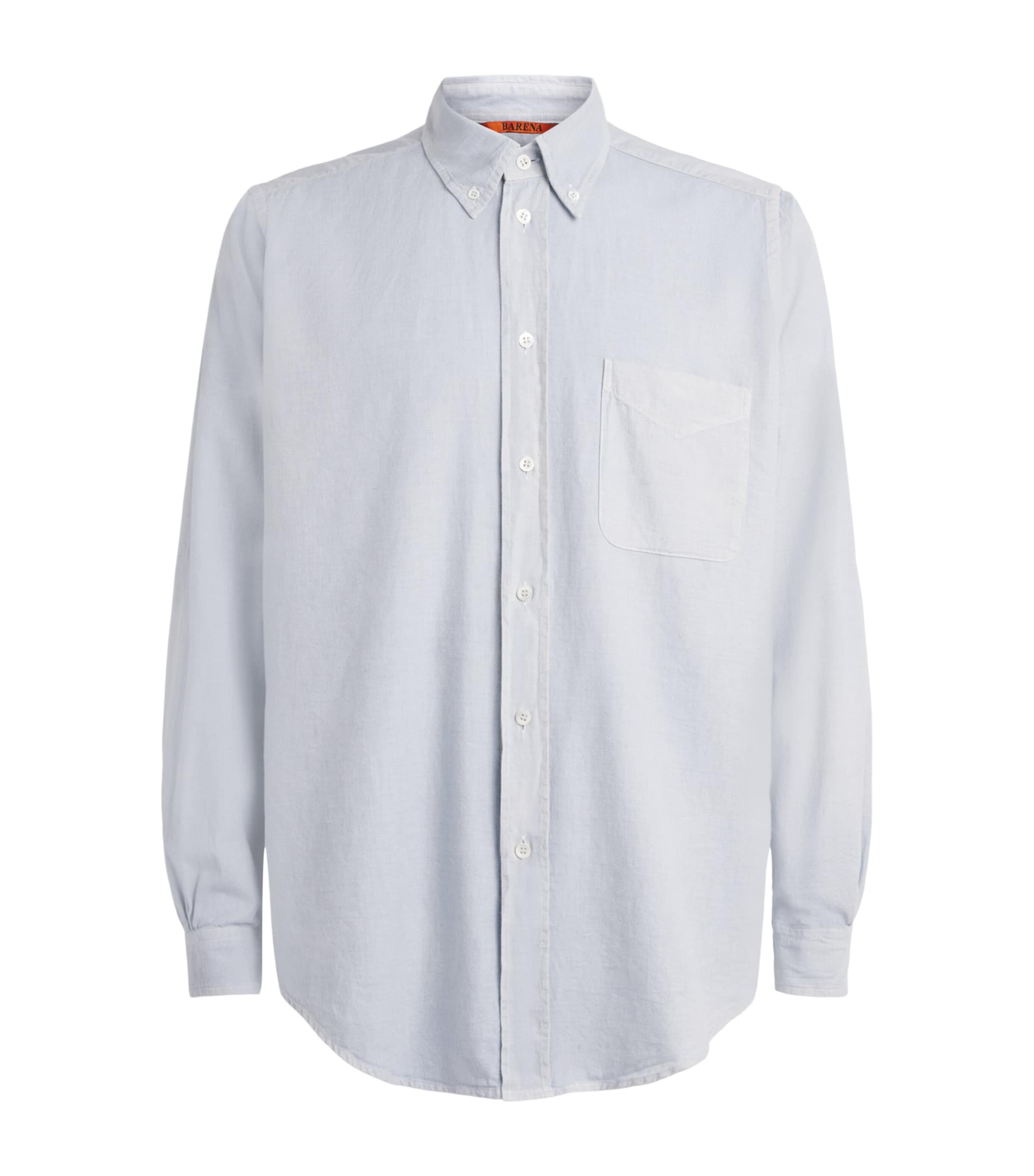 Barena Mens Flannel Shirt Cielo Image 1
