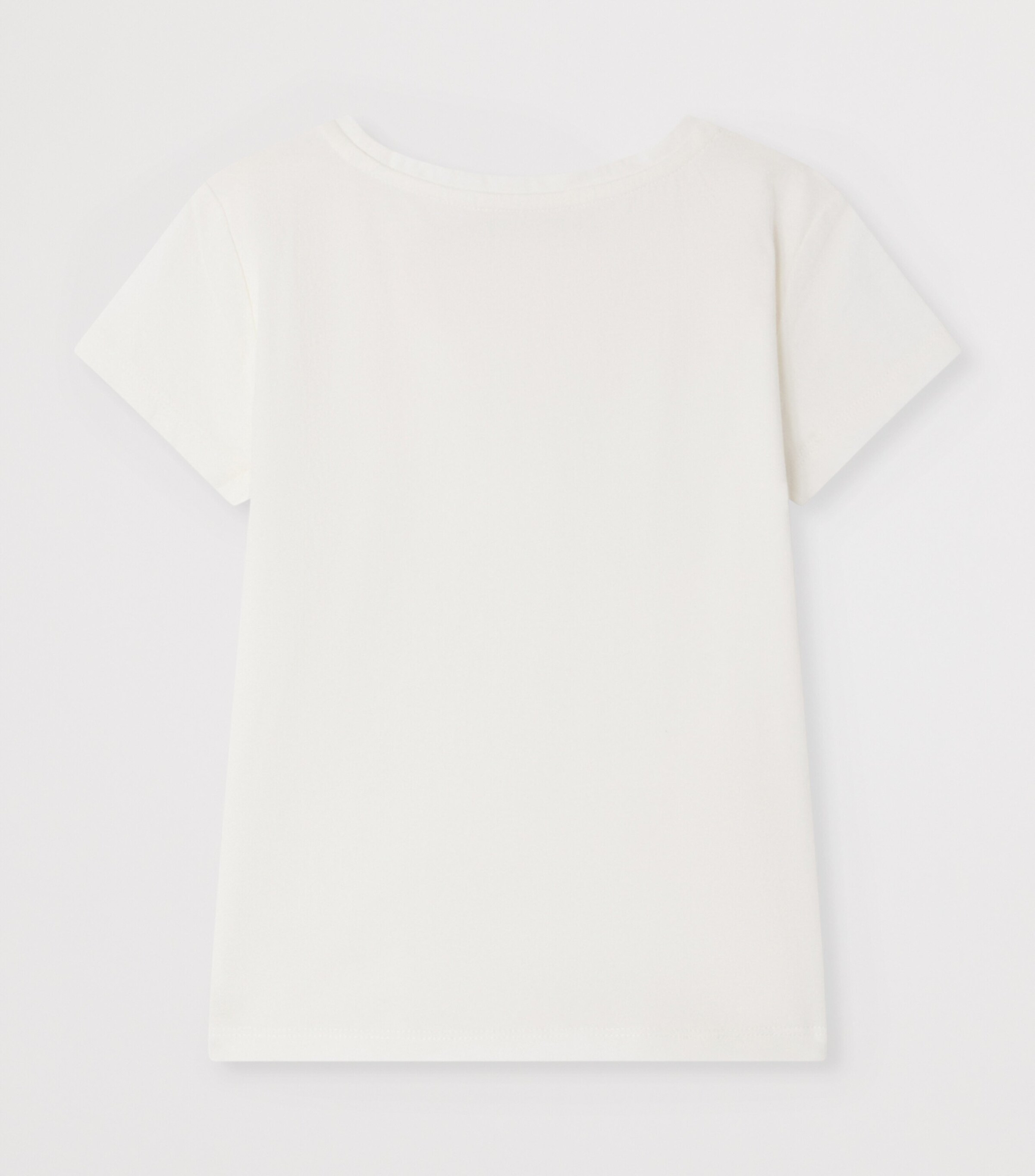Bonpoint Cotton Embellished T-Shirt (10-14 Years) Upb Ecru Image 2