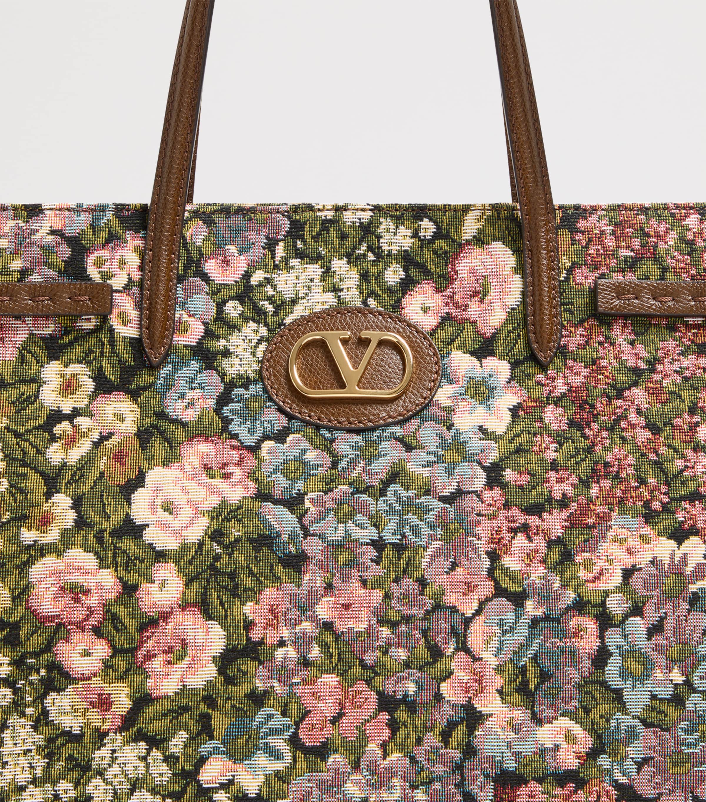 Medium Floral Antibes Tote Bag R9H Image 8