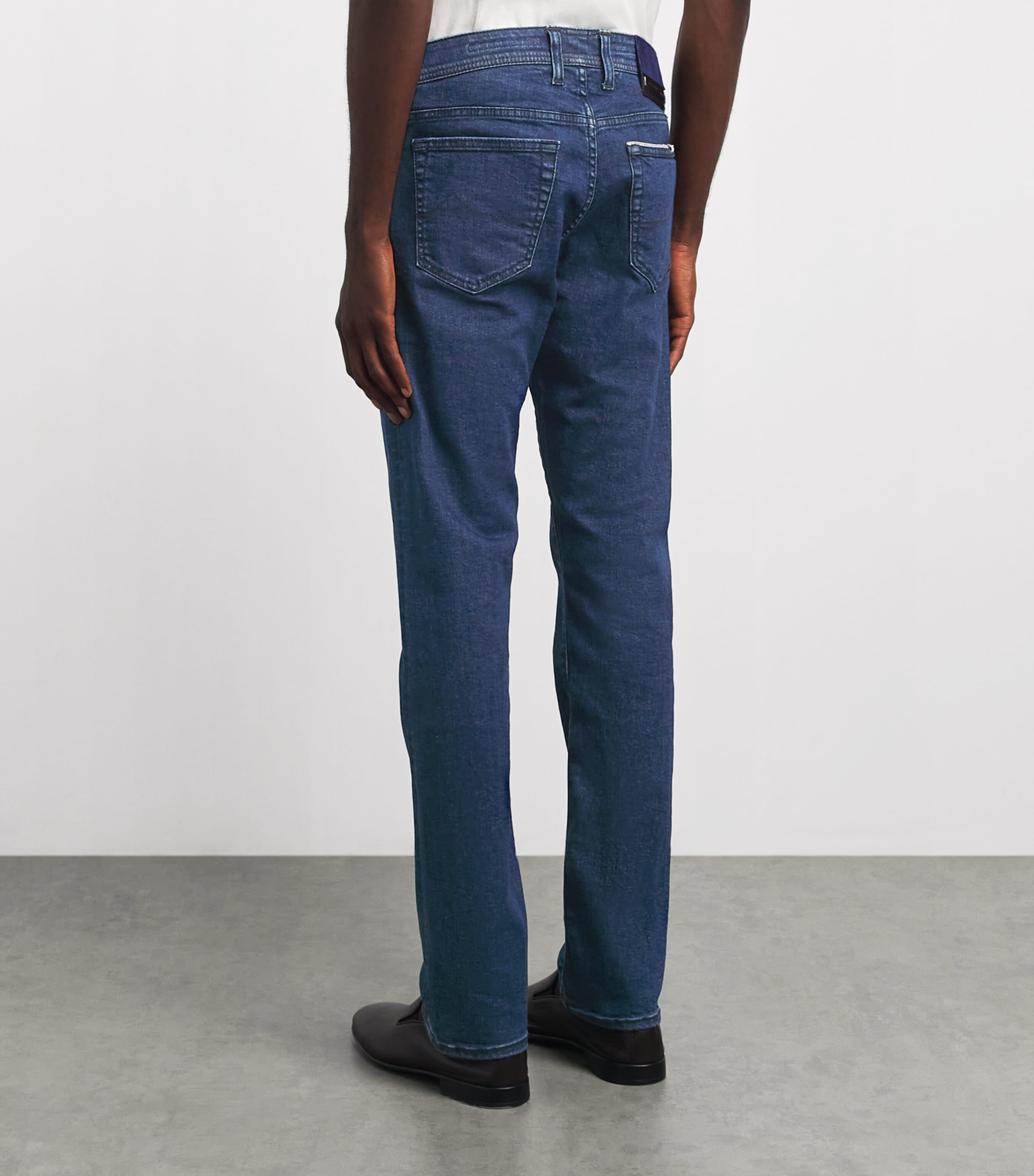 Jacob Cohën Mens Bard Slim Jeans Dark Blue Image 5