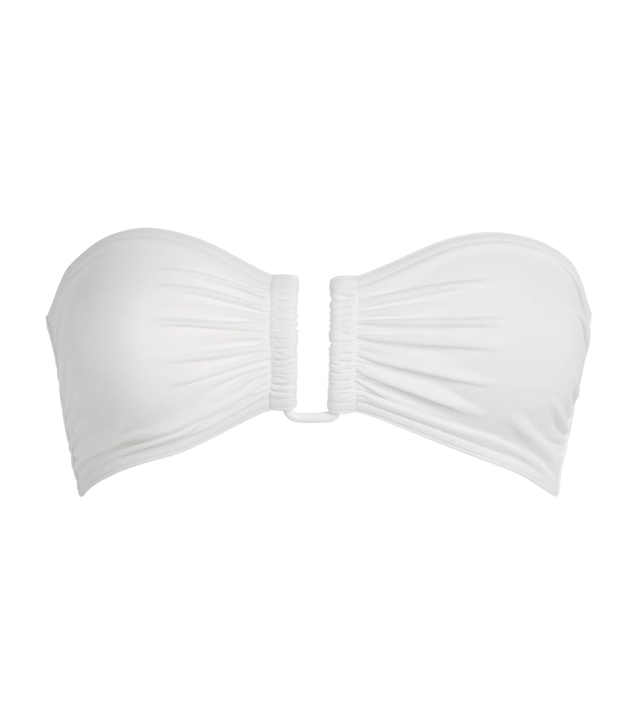Eres Womens Show Bandeau Bikini Top Blanc Image 1