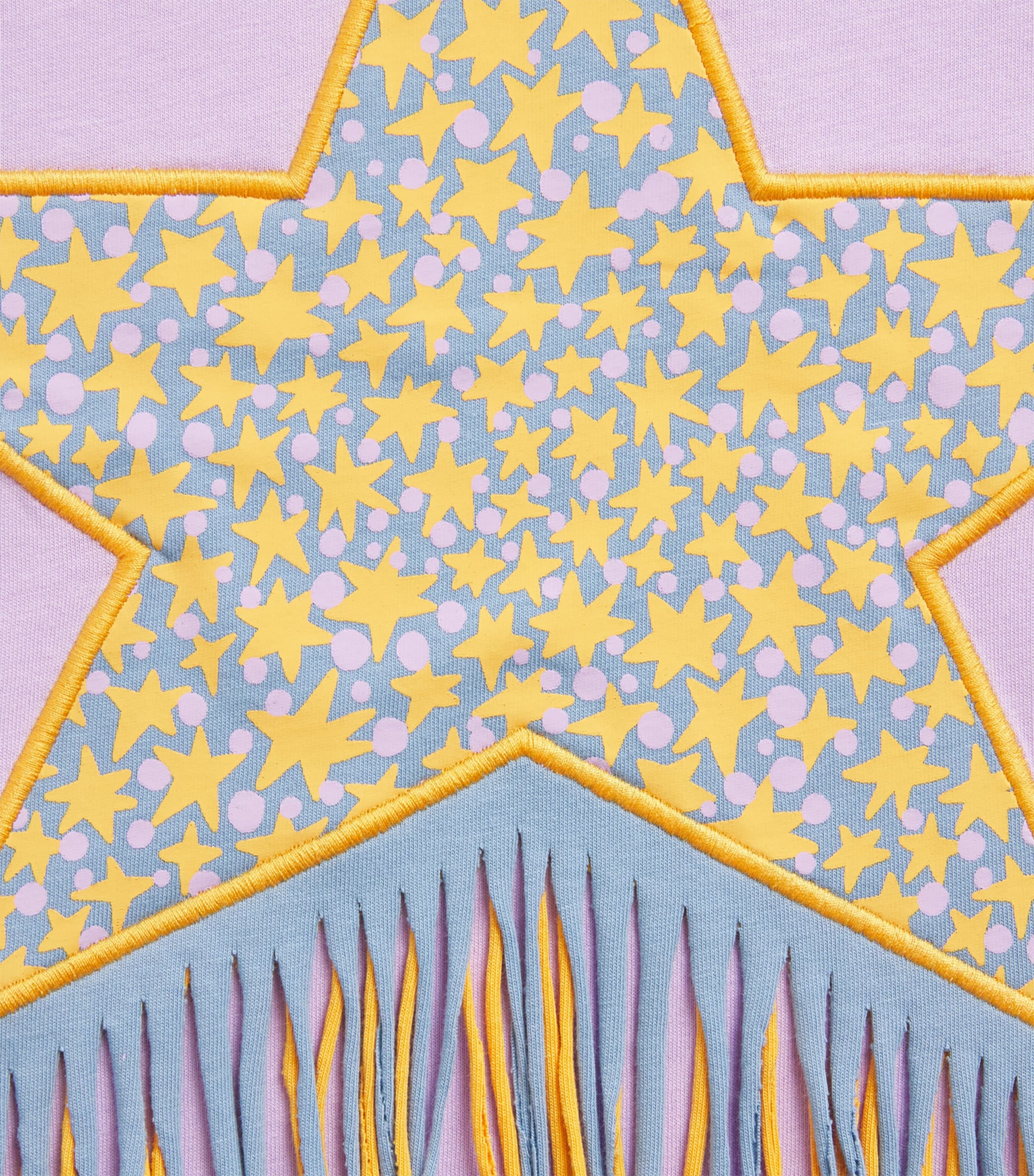 Stella McCartney Kids Fringed Star T-Shirt (2-14+ Years) Image 3