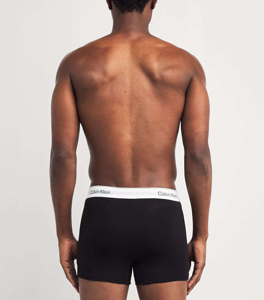 Stretch-Cotton Icon Boxer Briefs (Pack of 3) UB1-BLACK Image 3