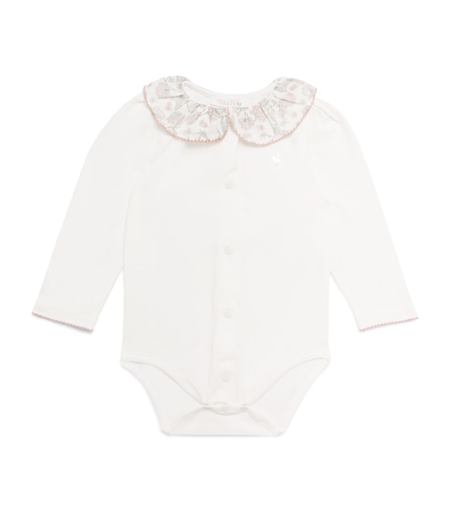 Patachou Stretch-Cotton Floral Bodysuit (0-24 Months) Image 1