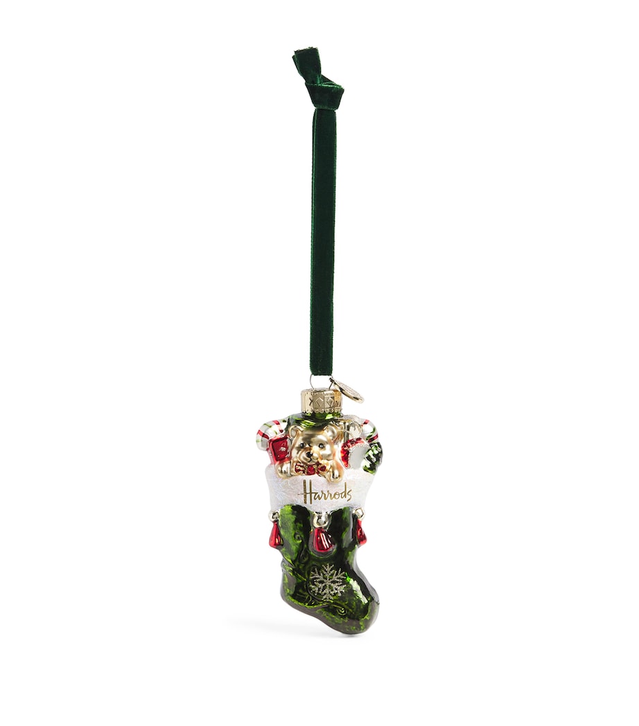 Harrods Stocking Tree Decoration Image 1