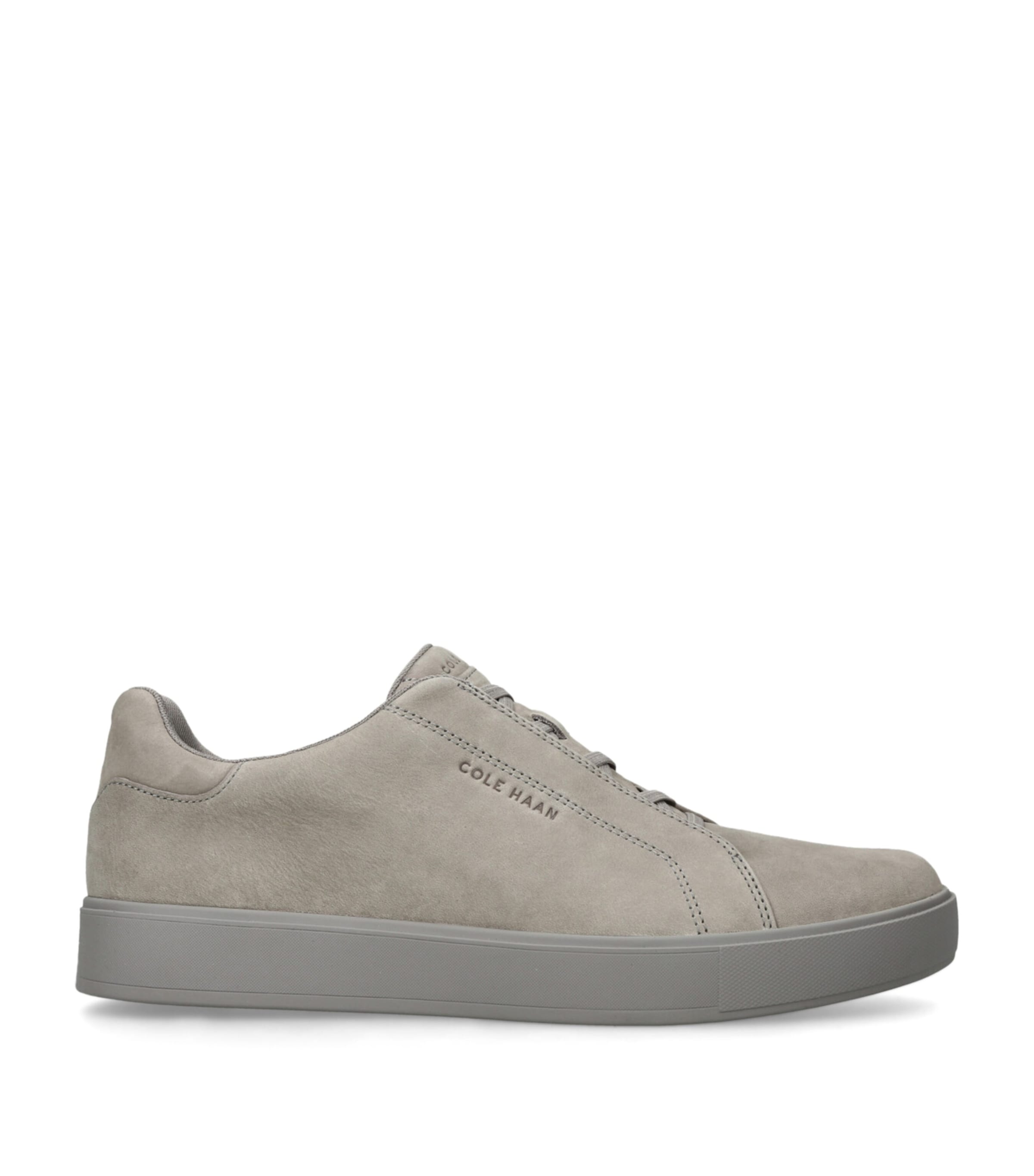 Cole Haan Leather GrandPrø Luxe Slip-On Sneakers Grey/light Image 1