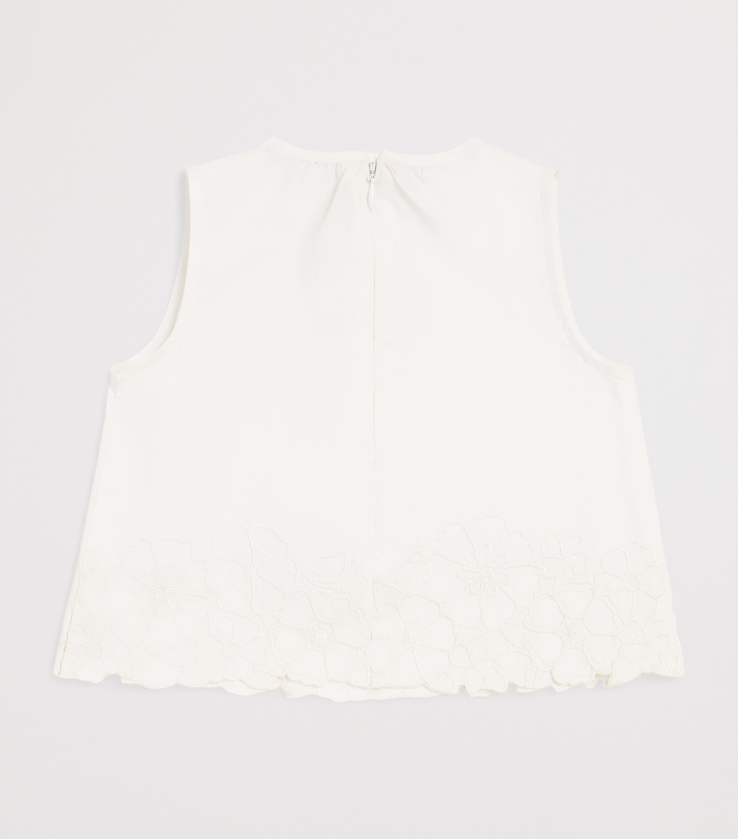 Chloé Kids Floral Embroidered Blouse (6-36 Months) Image 2