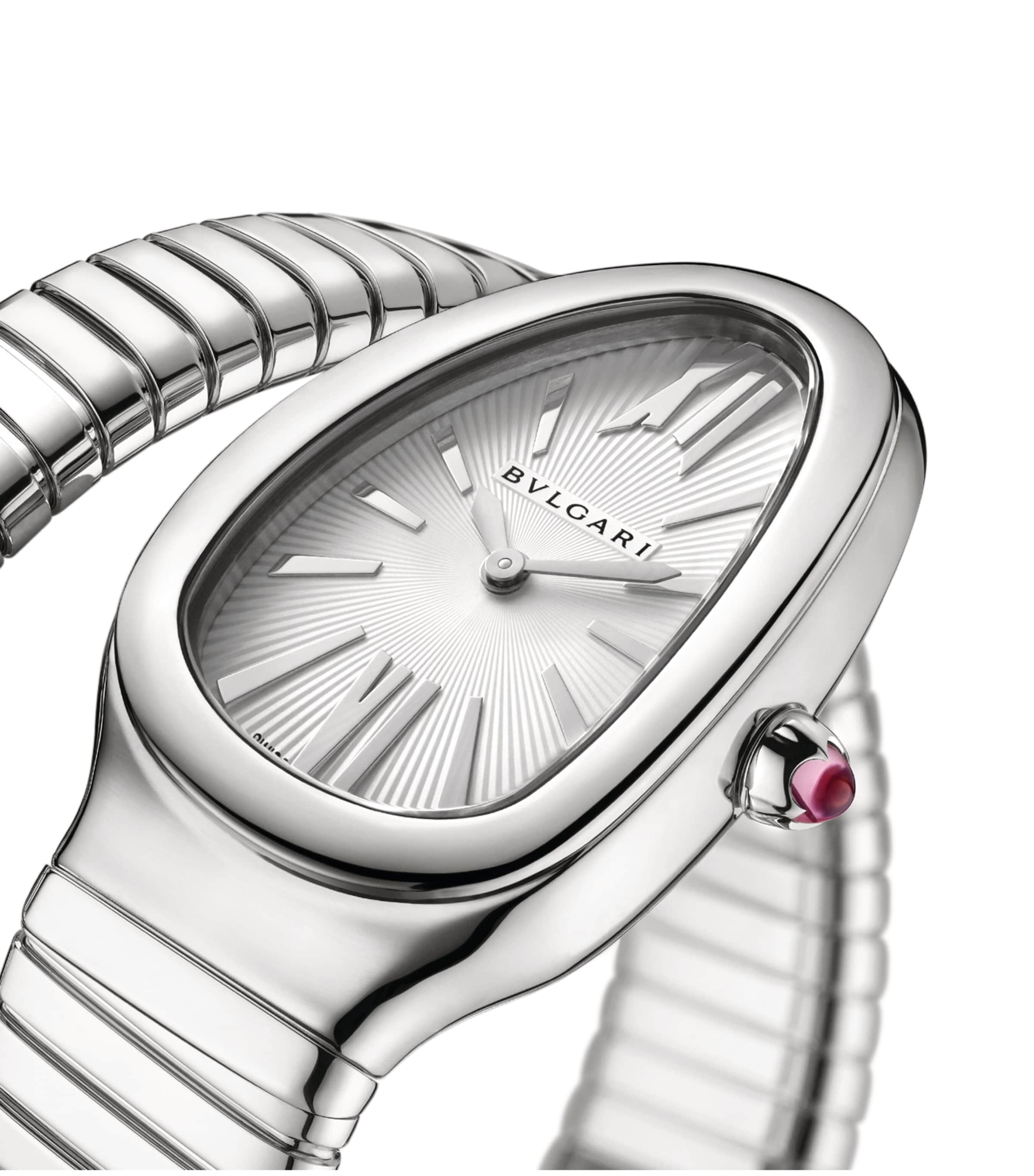 Stainless Steel Serpenti Tubogas Watch 35mm GREY Image 2