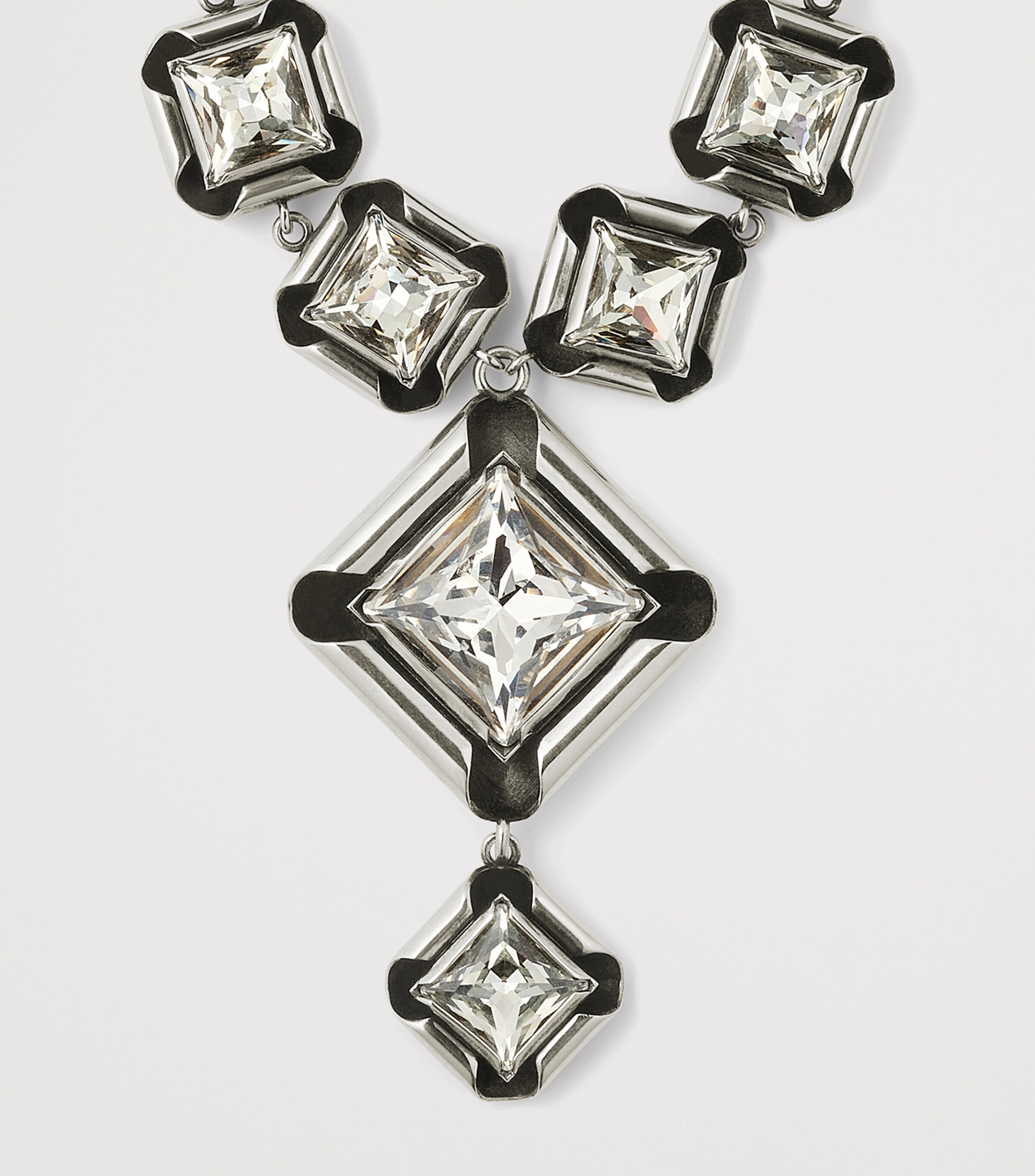 Givenchy Deconstructed Pendant Chain Bracelet Antic Silvery Image 4