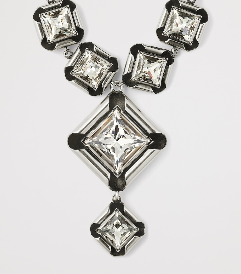 Givenchy Deconstructed Pendant Chain Bracelet Antic Silvery Image 4