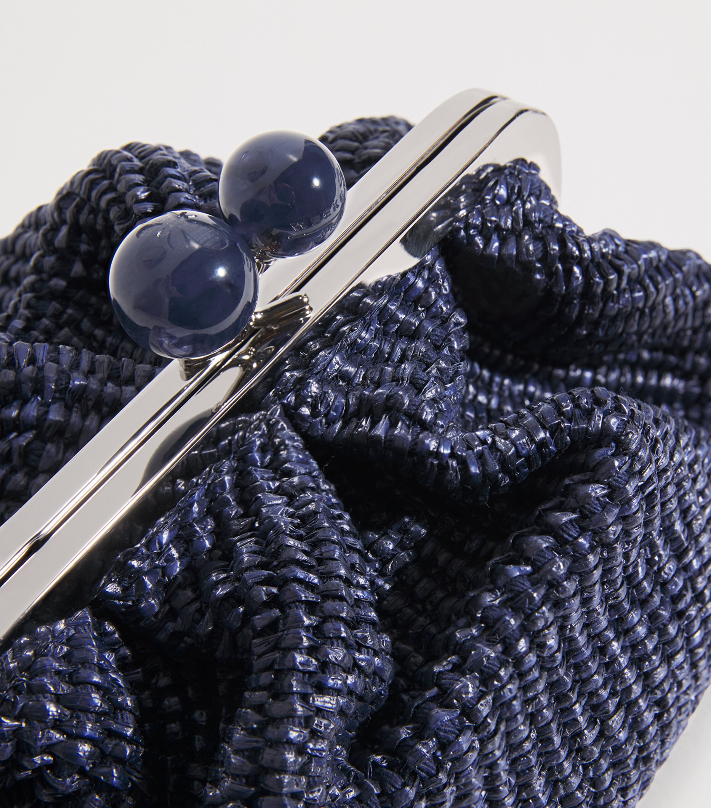 Small Raffia-Effect Pasticcino Bag ULTRAMARINE Image 6