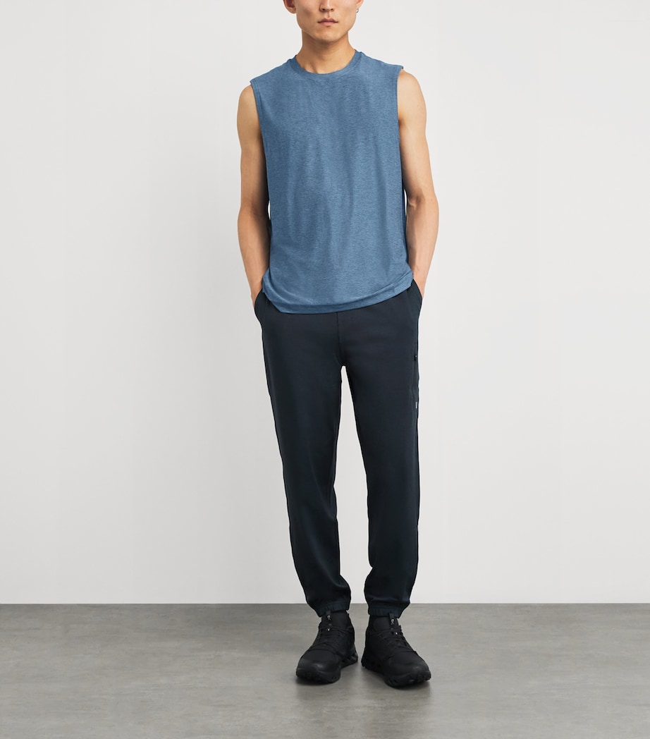 Strato Muscle Tank Top HPB-POOL BLU HEATHER Image 2