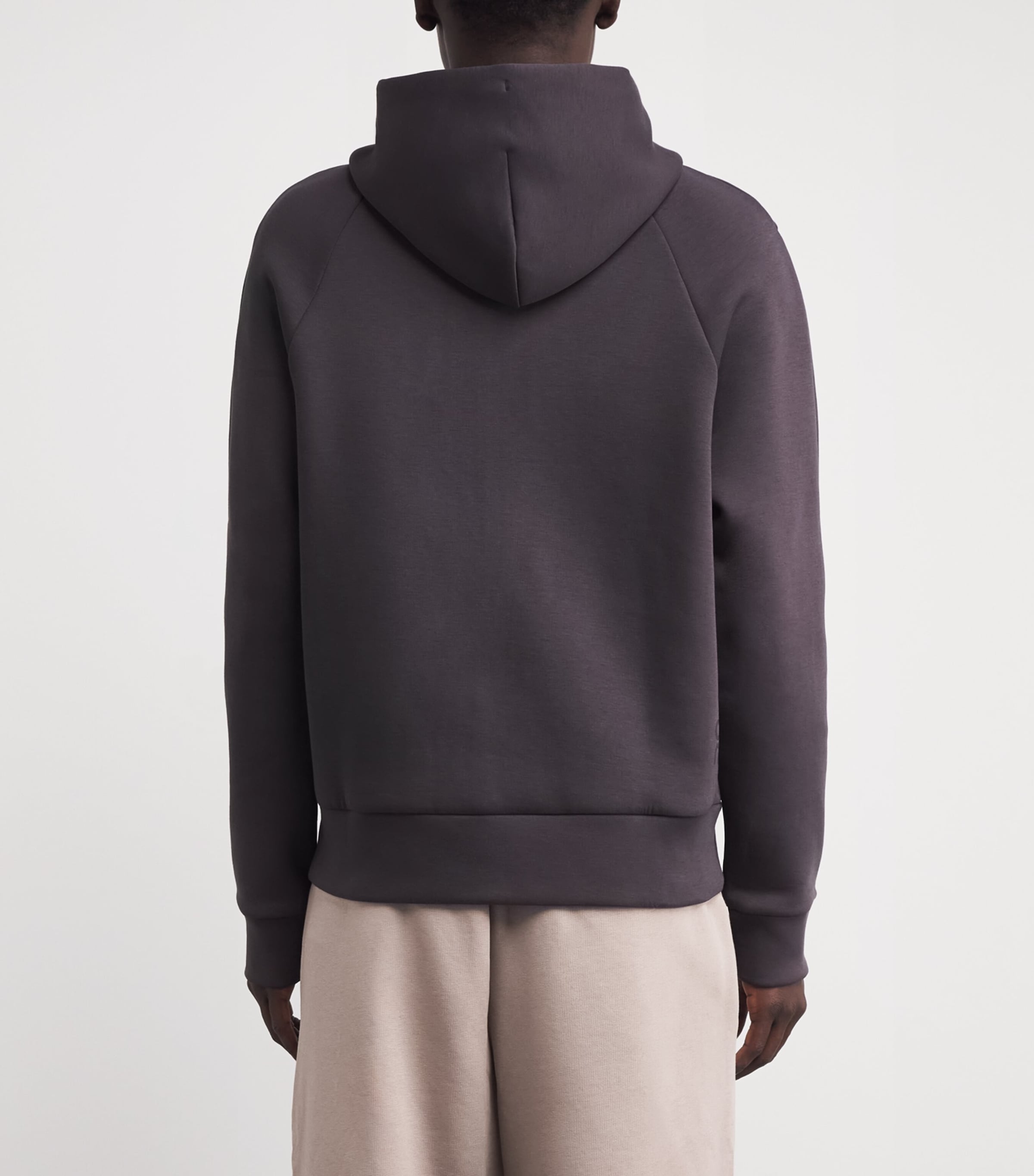 Focus Tech Zip-Up Hoodie PEBBLE Image 4