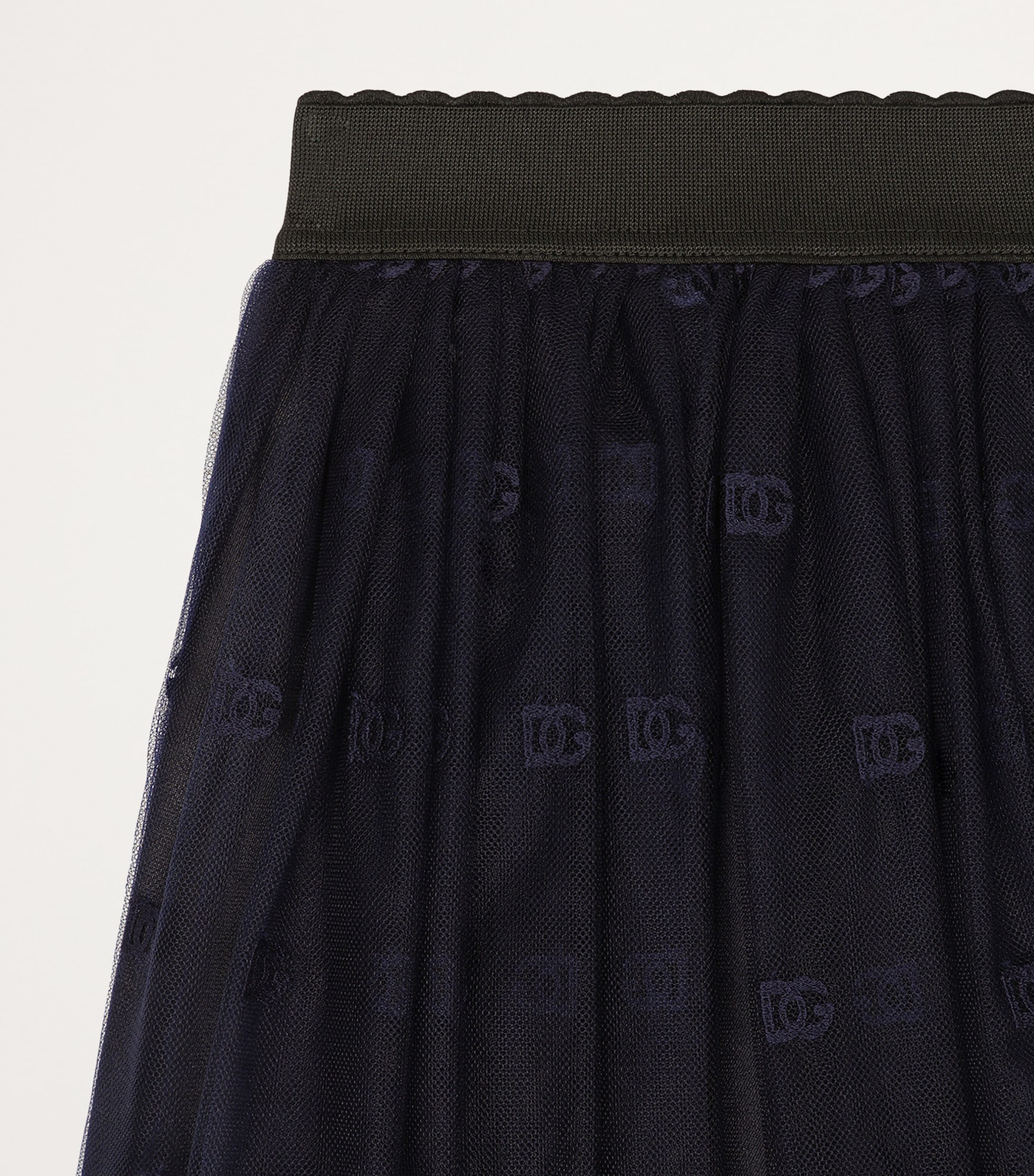 Tulle Logo Skirt (8-12+ Years) B0387-BLUE 3 Image 2