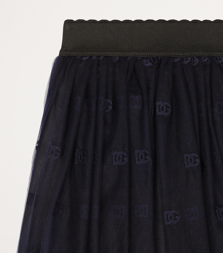 Tulle Logo Skirt (8-12+ Years) B0387-BLUE 3 Image 2