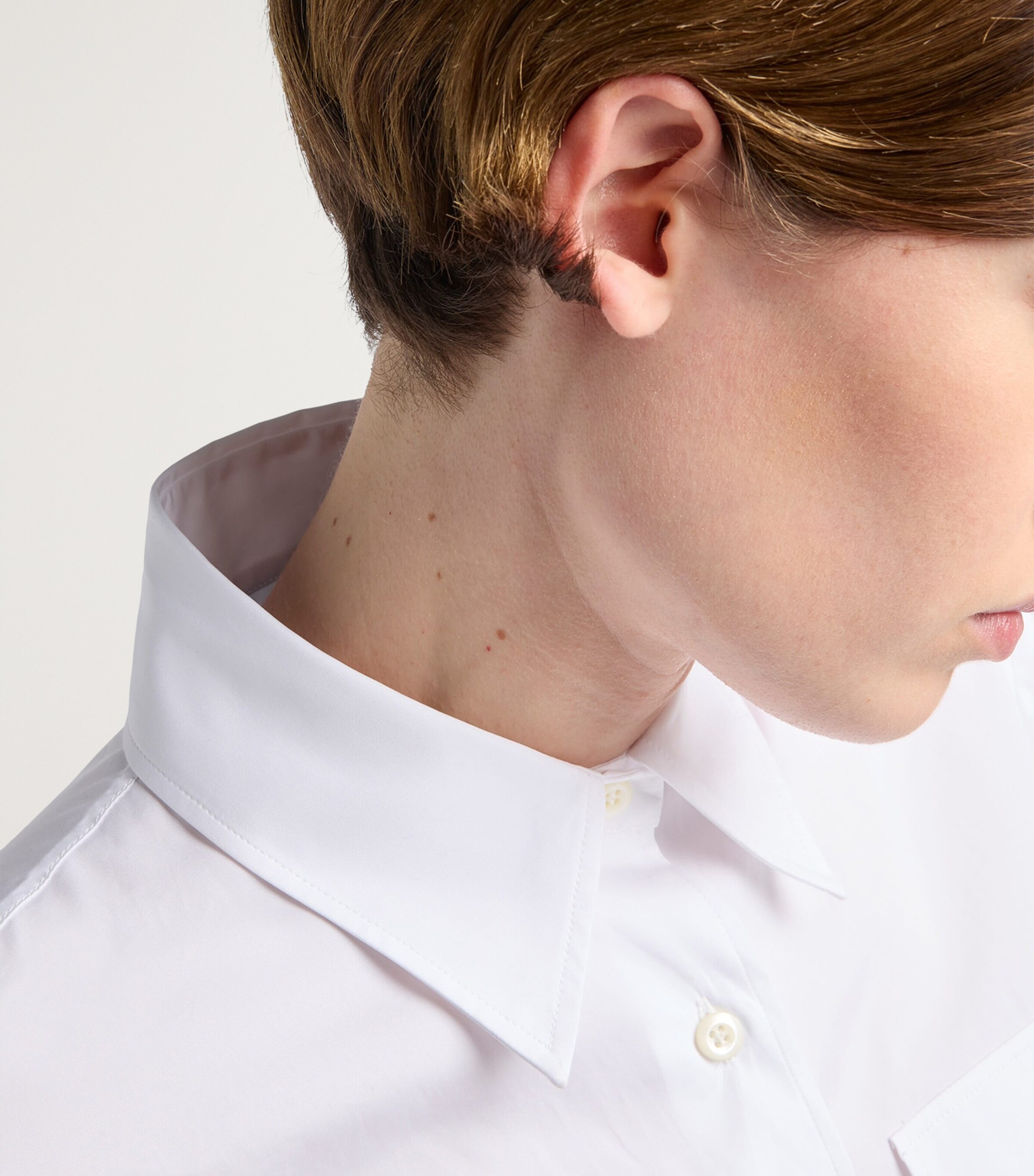 Prada Womens Cotton Poplin Shirt Dress Image 5