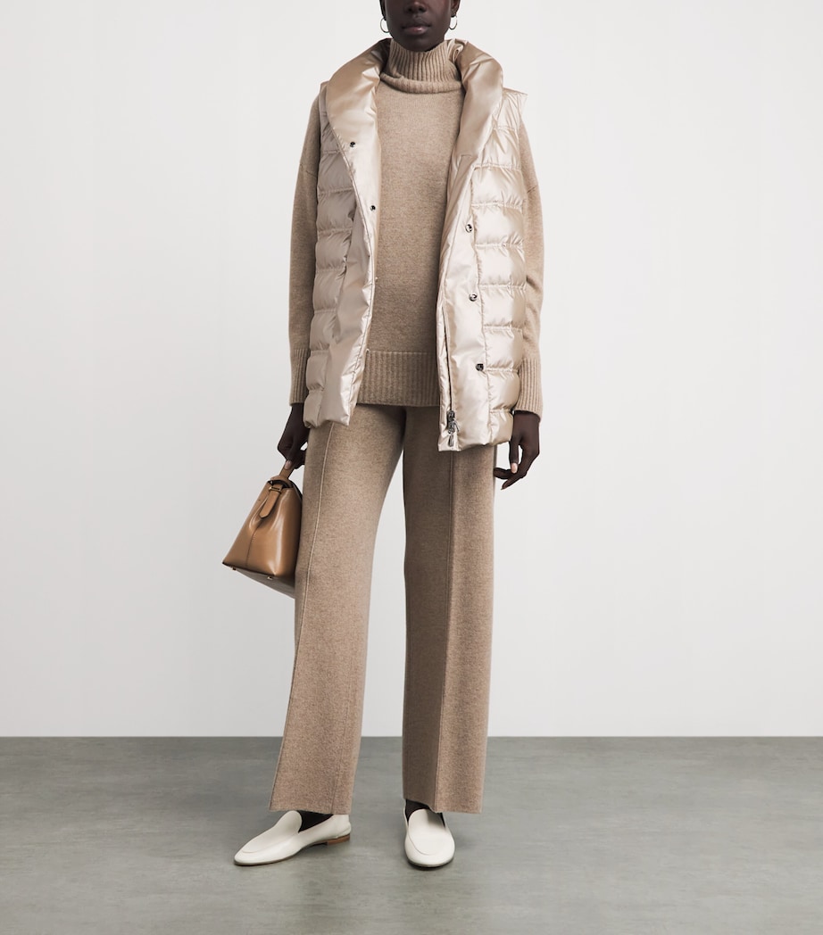 Down Reversible Gilet OYSTER Image 2