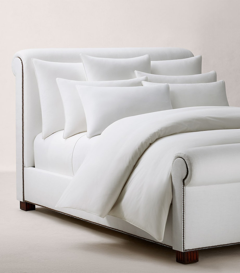Ralph Lauren Home Polo Player Super King Flat Sheet (270cm x 280cm) White Image 4