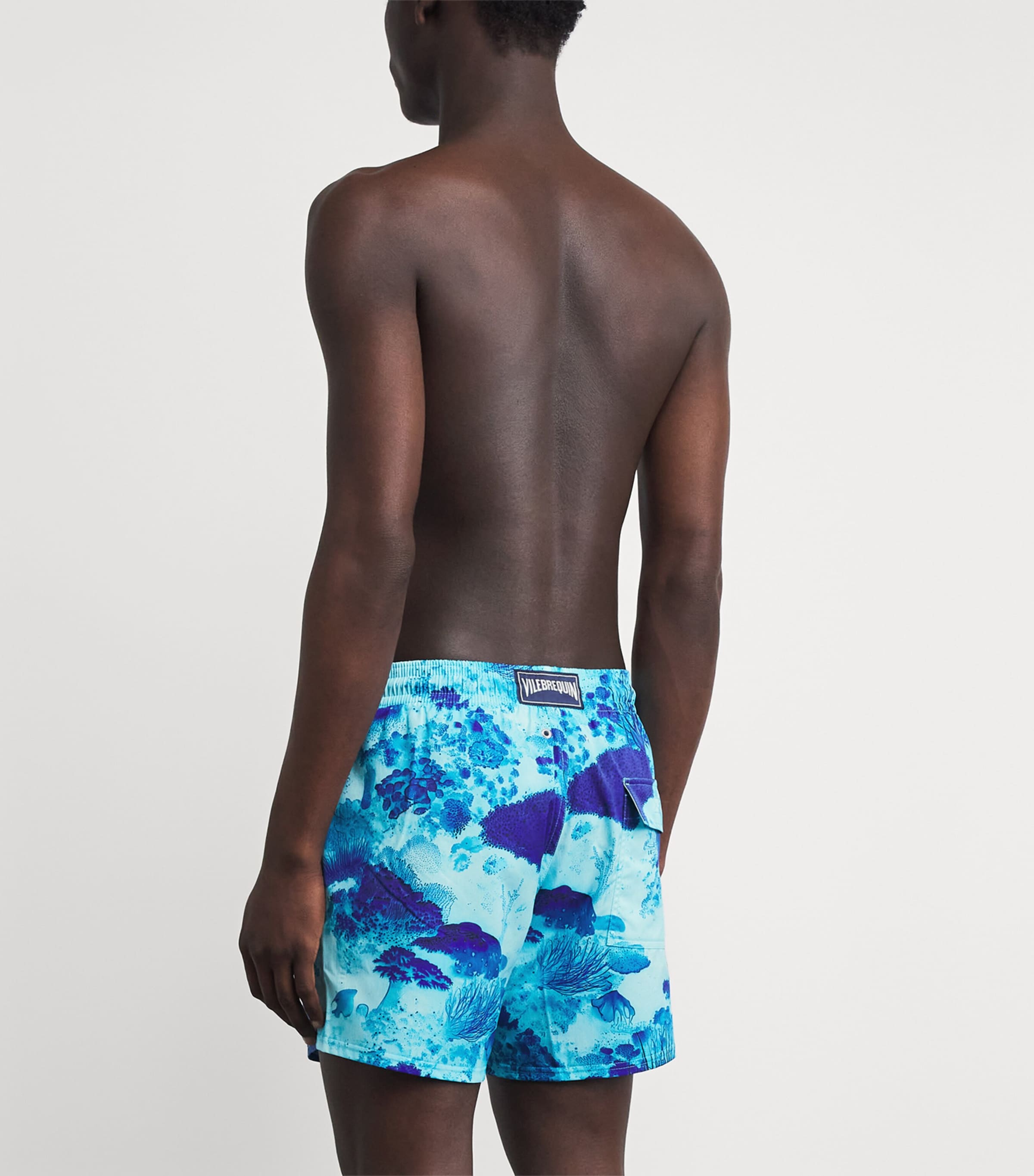 Vilebrequin Mens Stretch Coral Reef Swim Shorts Oxygene Image 4