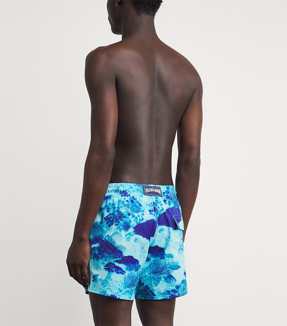 Vilebrequin Mens Stretch Coral Reef Swim Shorts Oxygene Image 4