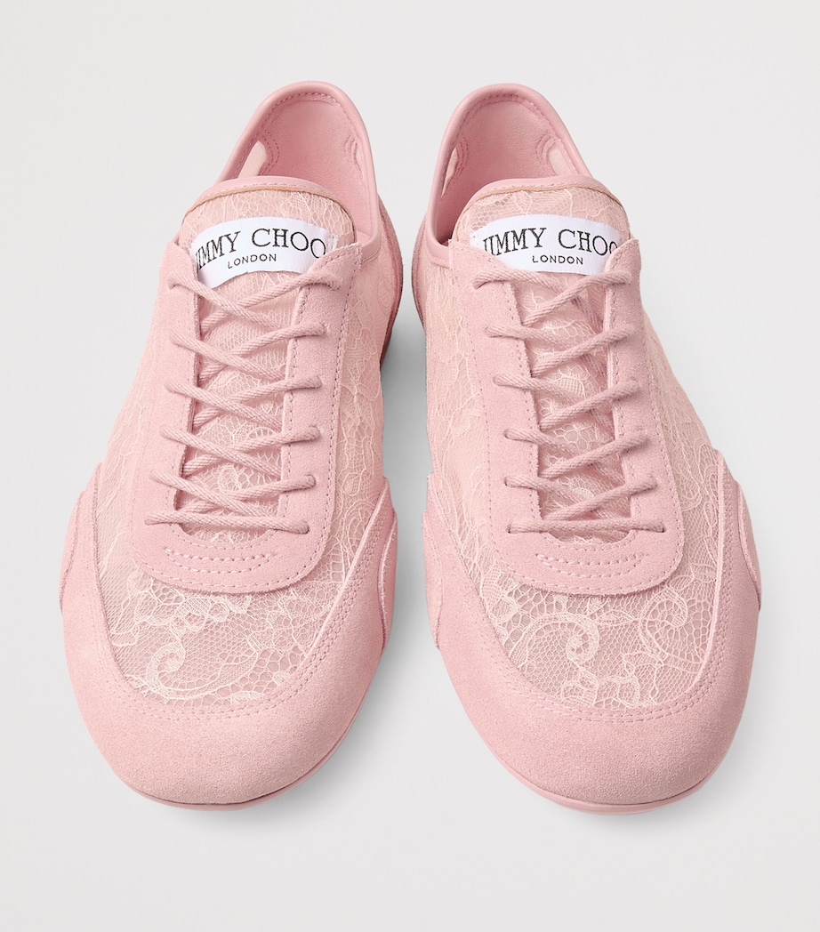 Sunny F Suede-Lace Sneakers V ROSE MIX Image 3